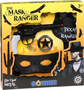 Gonher Blaster Gonher 680/6 Mask Texas Ranger Set - 4-tlg