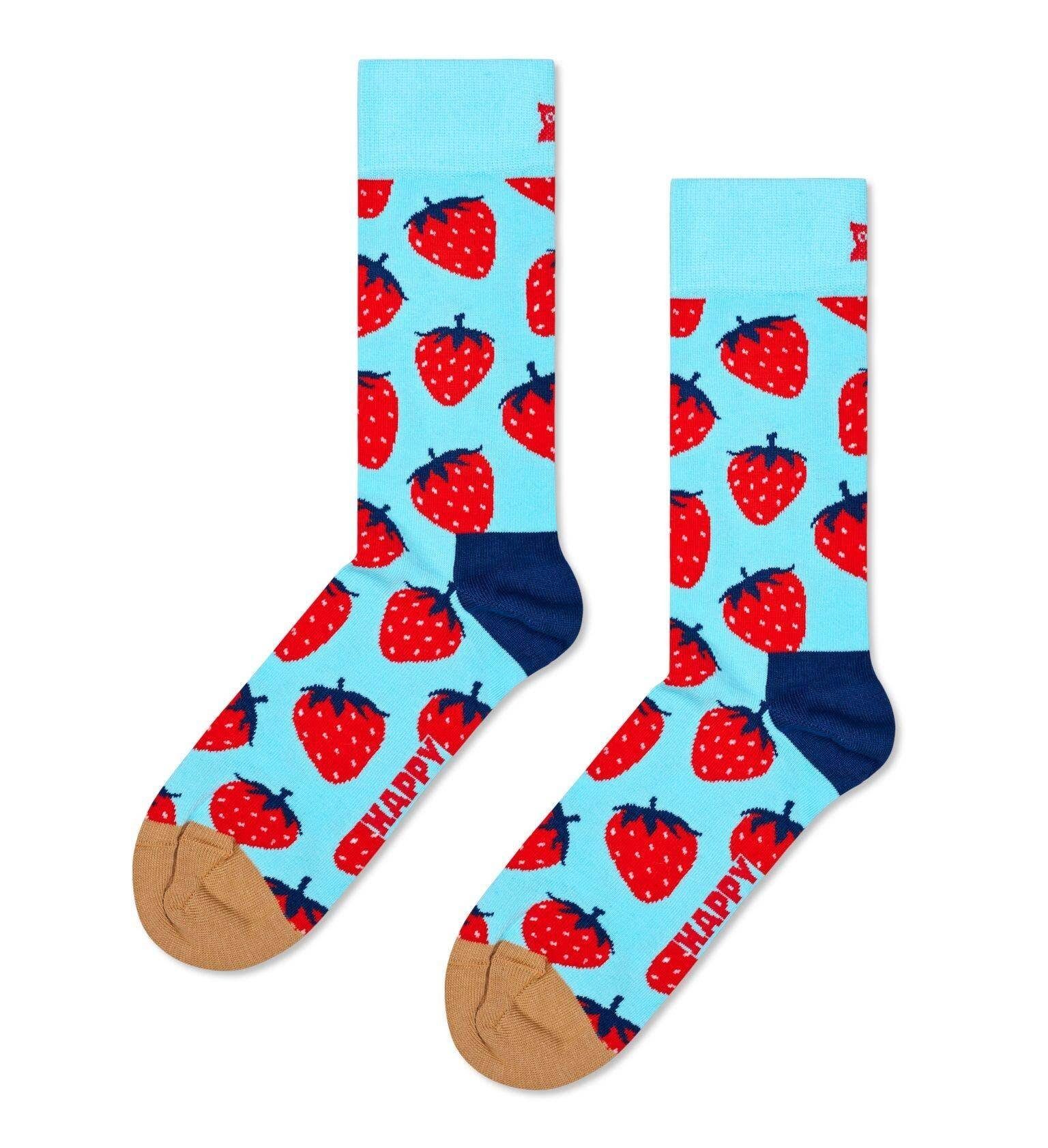 Happy Socks Freizeitsocken Strawberry Socken