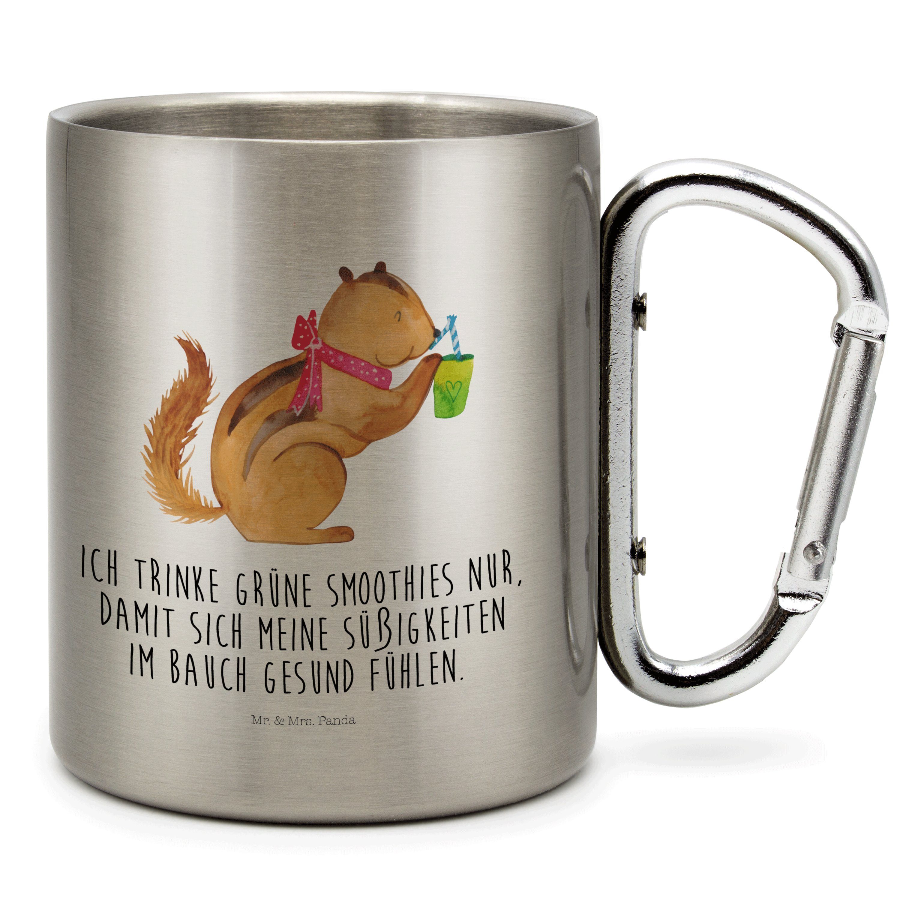Mr. & Mrs. Panda Tasse »Eichhörnchen Smoothie Transparent Geschenk