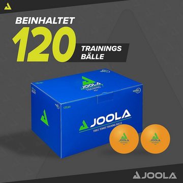 Joola Tischtennisball 120 Tischtennisbälle Training orange 40+, Tischtennis Bälle Tischtennisball Ball Balls