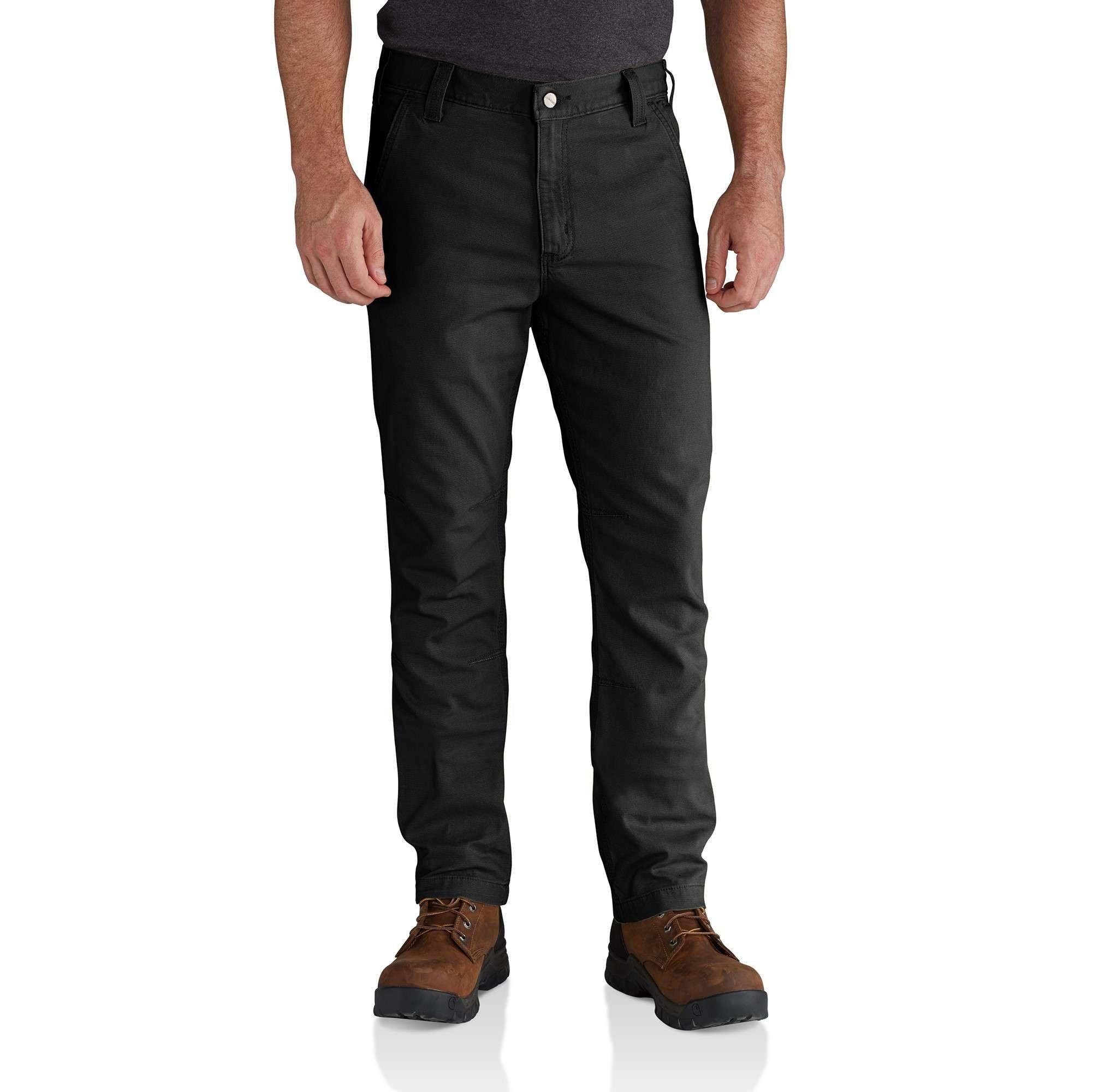 Carhartt Stretch-Hose Carhartt Herren Hose Rugged Flex Straight Fit Canvas 5-Pocket Tapered Work