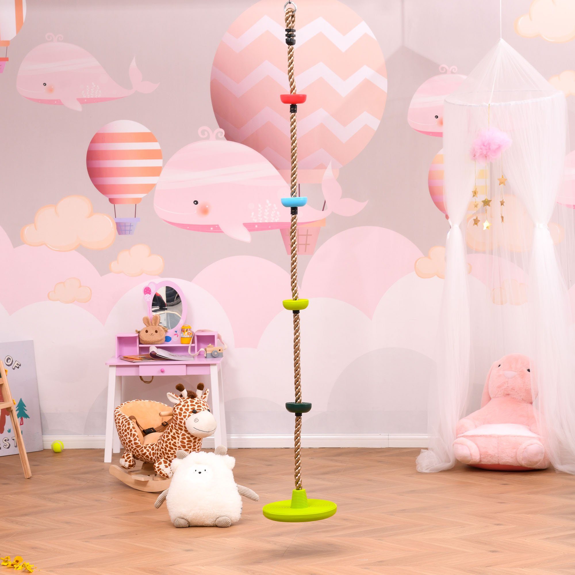 HOMCOM Klettergerät Kletterseil