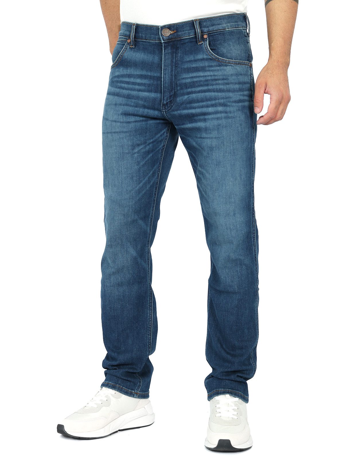 Wrangler Straight-Jeans Regular Fit Supersoft - Greensboro Hare günstig online kaufen