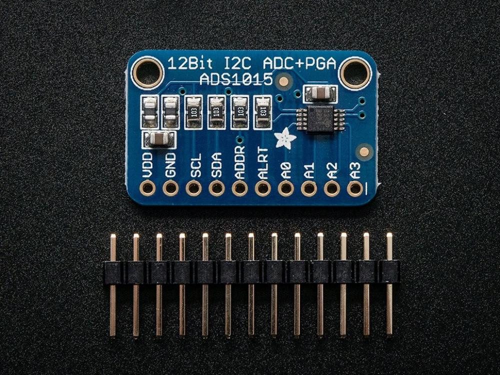 Sensor Adafruit ADS1015 12-Bit ADC - 4 Kanal mit programmierbarem Verstärker