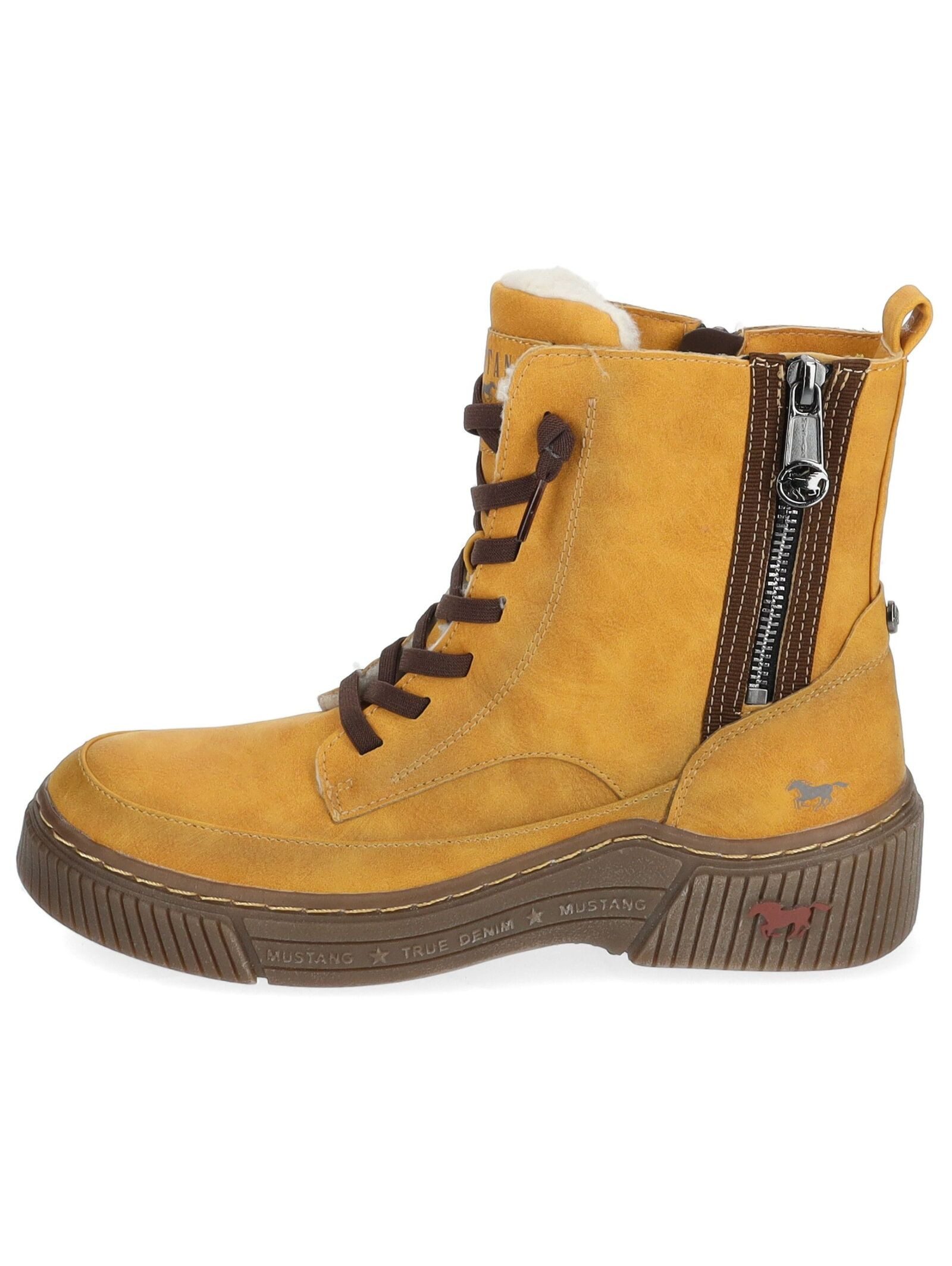 Mustang Shoes Mustang Shoes Stiefelette Lederimitat Schnürstiefelette
