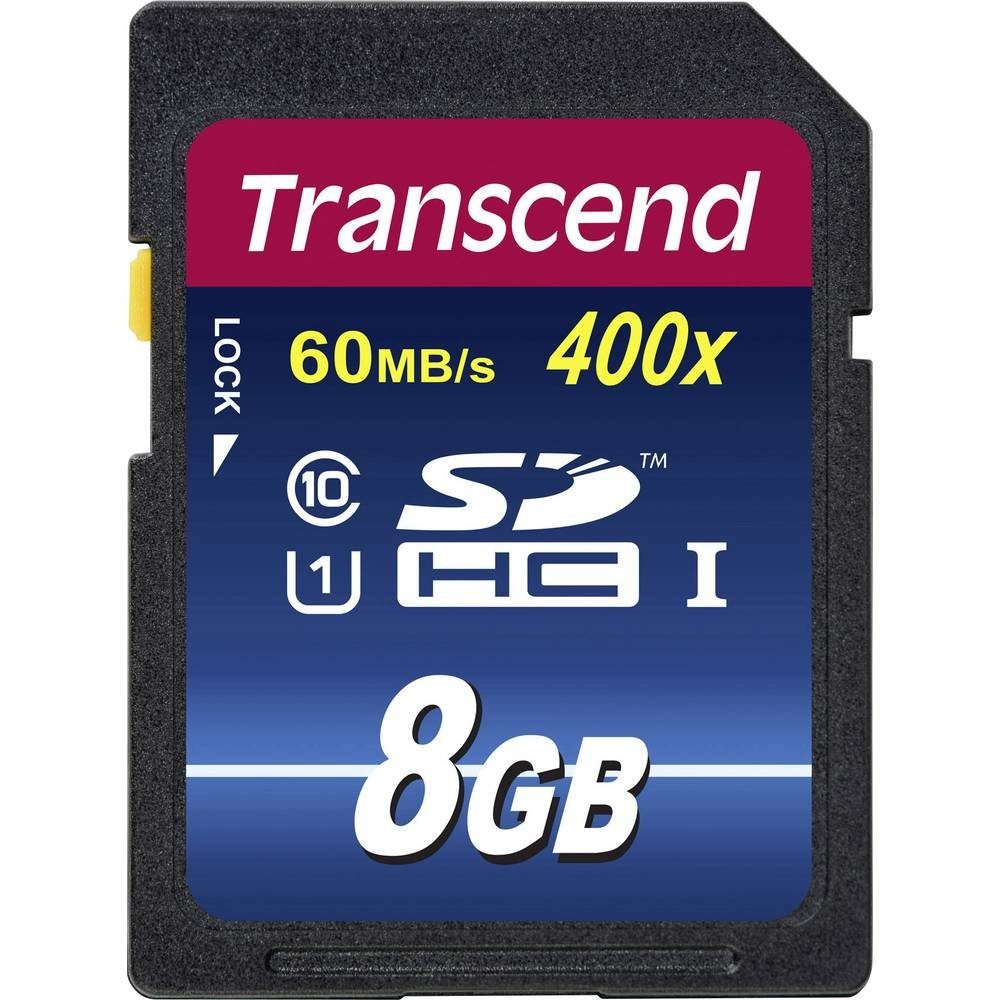 Transcend SDHC Karte 8GB Premium Class 10 UHS-I TS8GSDU1 Speicherkarte