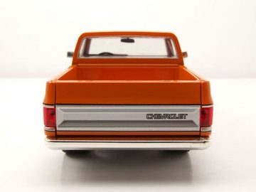 JADA Modellauto Chevrolet C-10 Pick Up 1985 orange grau Modellauto 1:24 Jada Toys, Maßstab 1:24