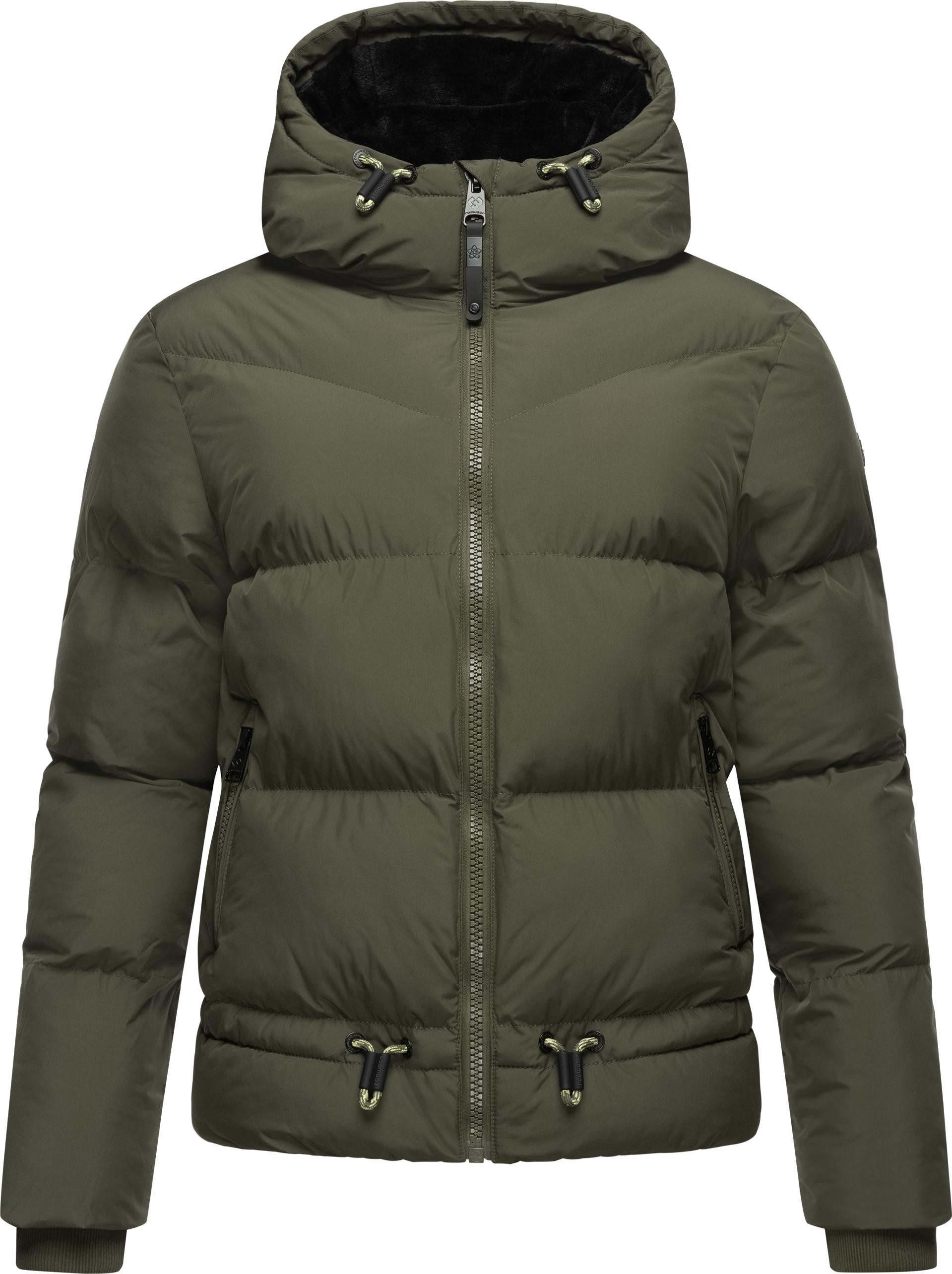 Ragwear Steppjacke Briony Wasserdichte Damen Winterjacke mit Kapuze