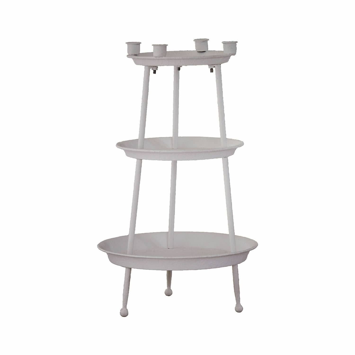Mirabeau Etagere Etagere Mont Argenté antikweiß, Eisen