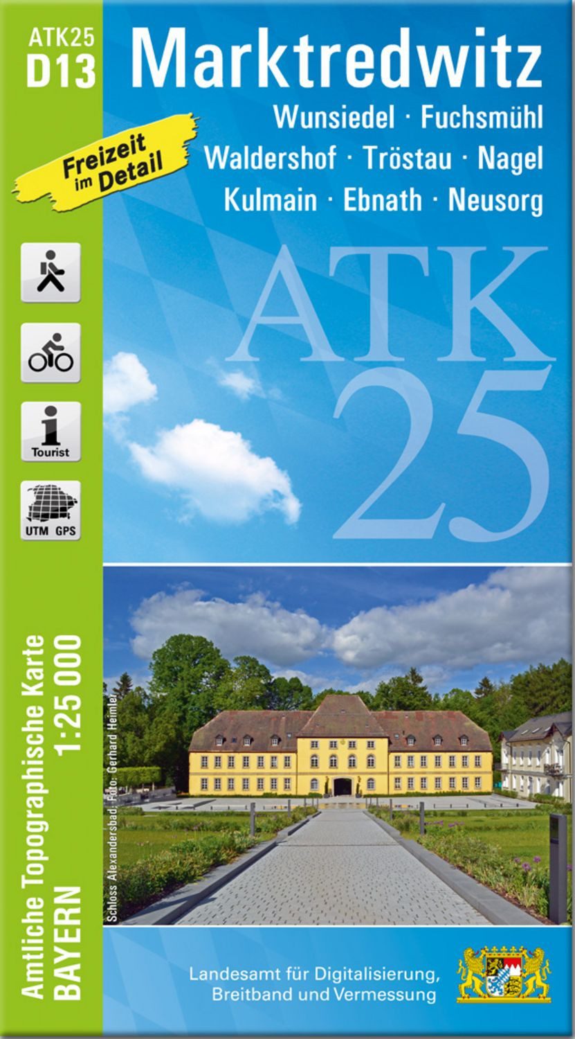 ATK25-D13 Marktredwitz (Amtliche Topographische Karte 1:25000) / diverse