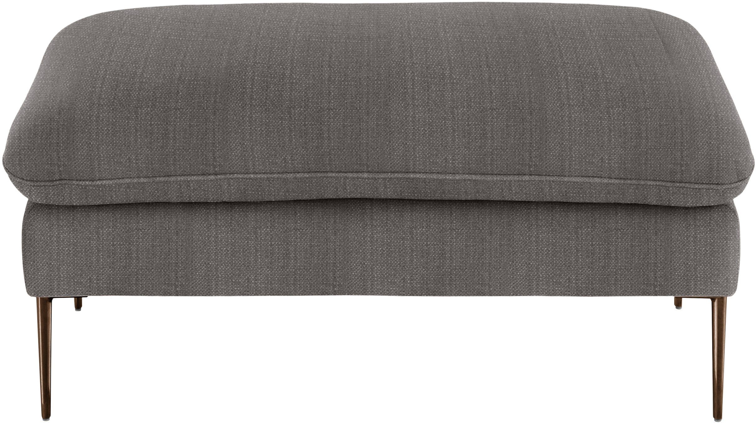 W.SCHILLIG Hocker enjoy&MORE, Füße bronze pulverbeschichtet, Breite 106 cm