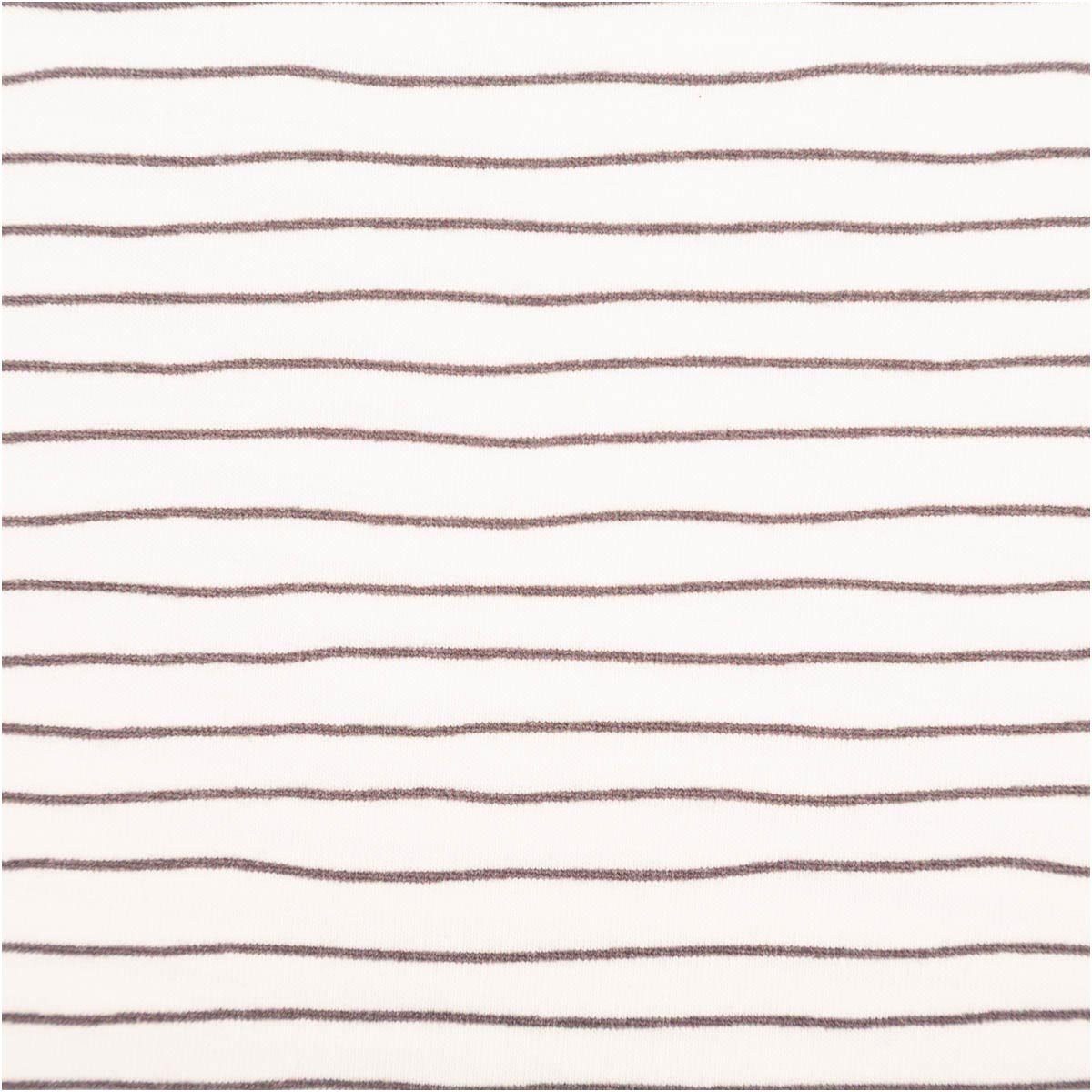 SCHÖNER LEBEN. Stoff Jersey Stoff Baumwolljersey feine Linien weiß schwarz 1,50m Breite, allergikergeeignet