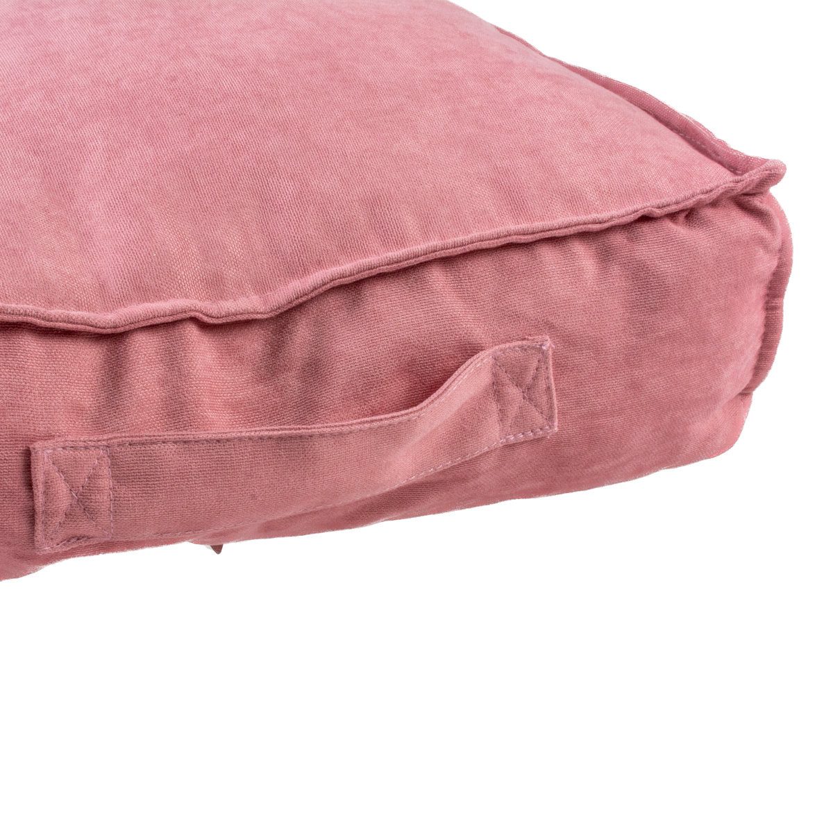 DUVO+ Tierkissen Hundekissen rechteckig Velvet rosa