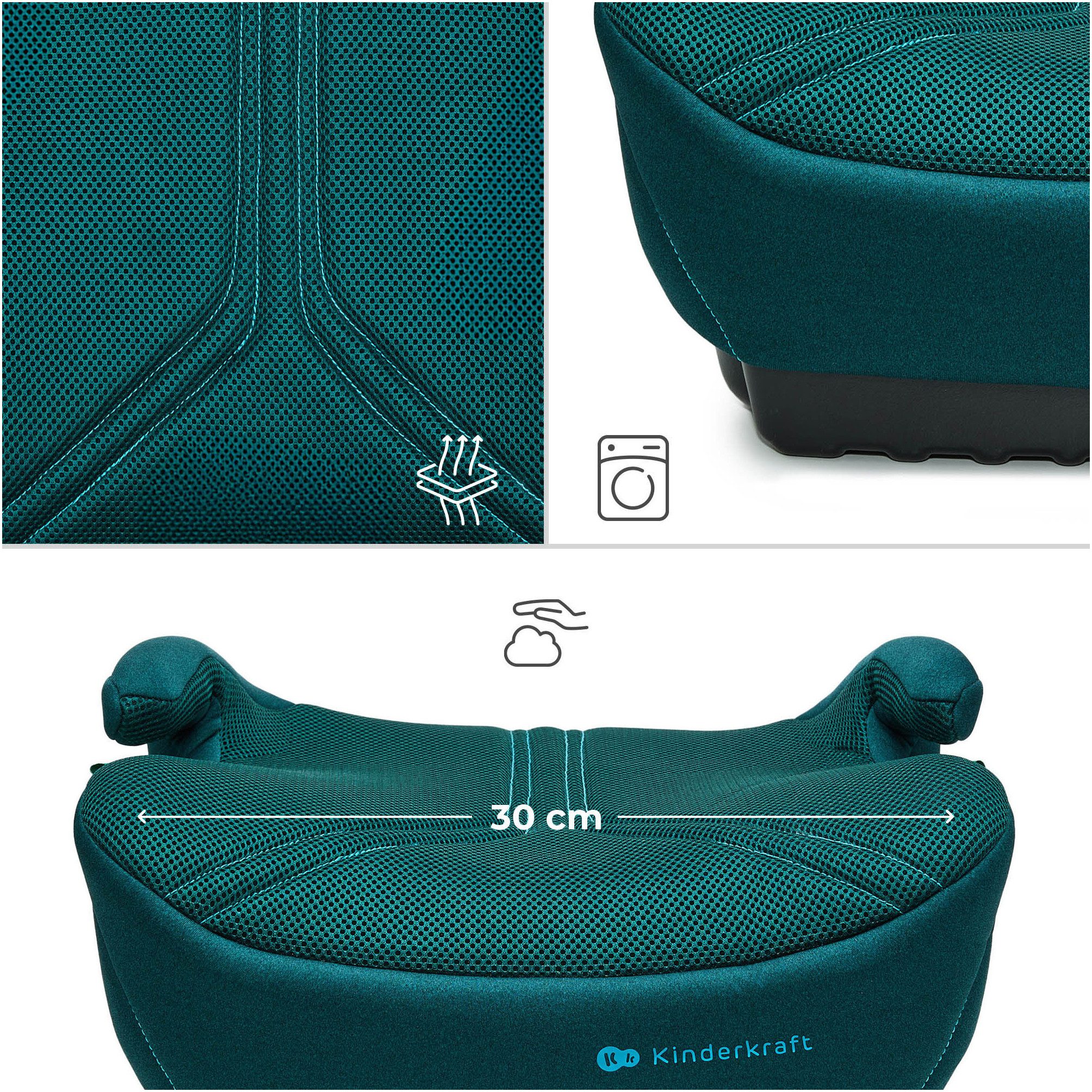 Kinderkraft Autokindersitz I-BOOST 2 PRO, ab: 6 Jahren, bis: 12 Jahren, ab: 125 cm, bis: 150 cm