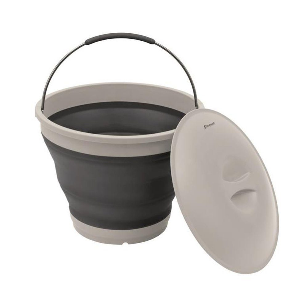 Outwell Single Geschirr-Set Collaps Bucket mit Deckel, TPE, Plastik