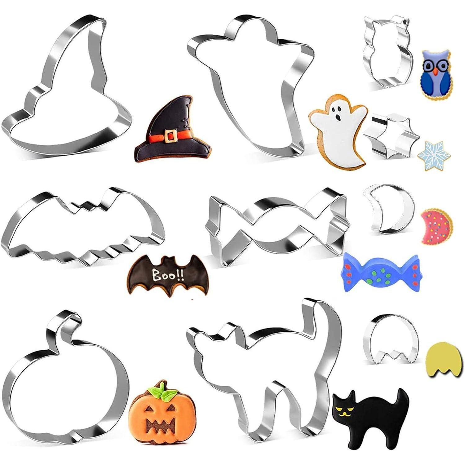 LuxusKollektion Ausstechform Halloween Ausstechformen Set 10-tlg. Edelstahl Keks im Vergleich