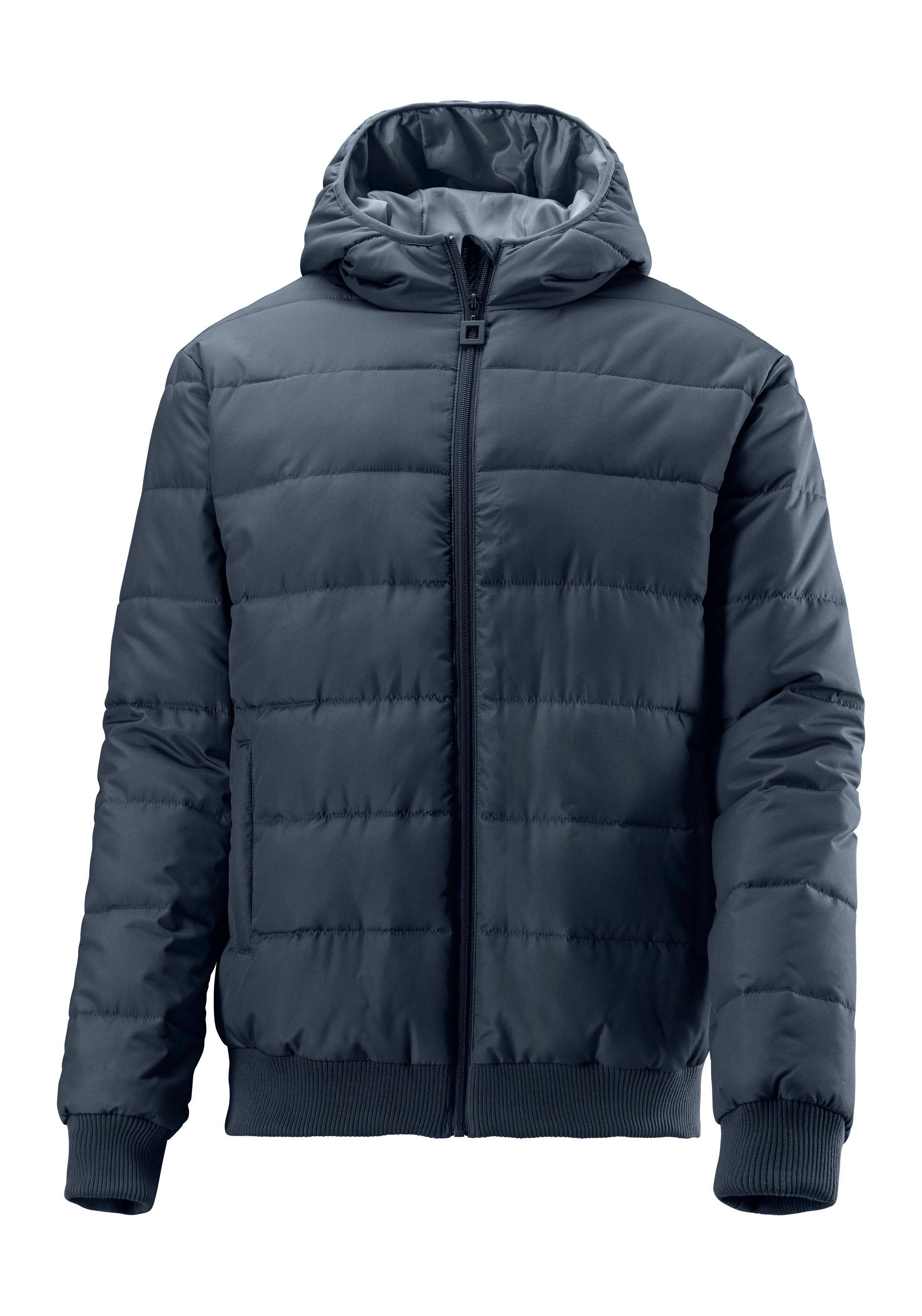 John Devin Steppjacke Outdoorjacke mit Strickbündchen günstig online kaufen