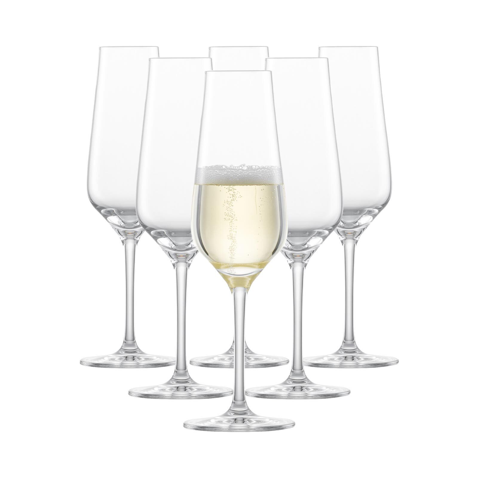 Zwiesel Glas Sektglas Bouquet Sektgläser 247 ml 6er Set, 6-tlg., Glas