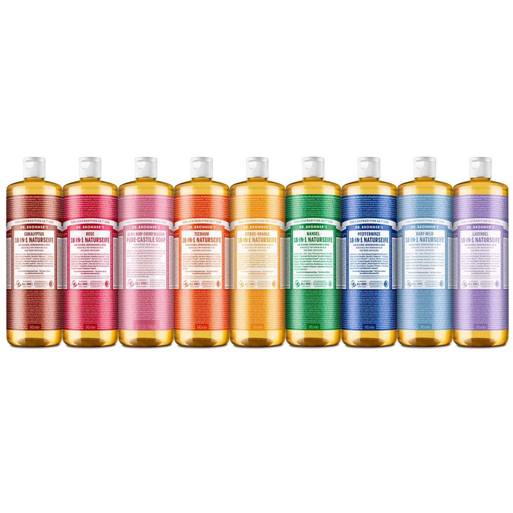 Dr. Bronners Flüssigseife Sandelholz-Jasmin, 1-tlg., Liquid Soap 945 ml