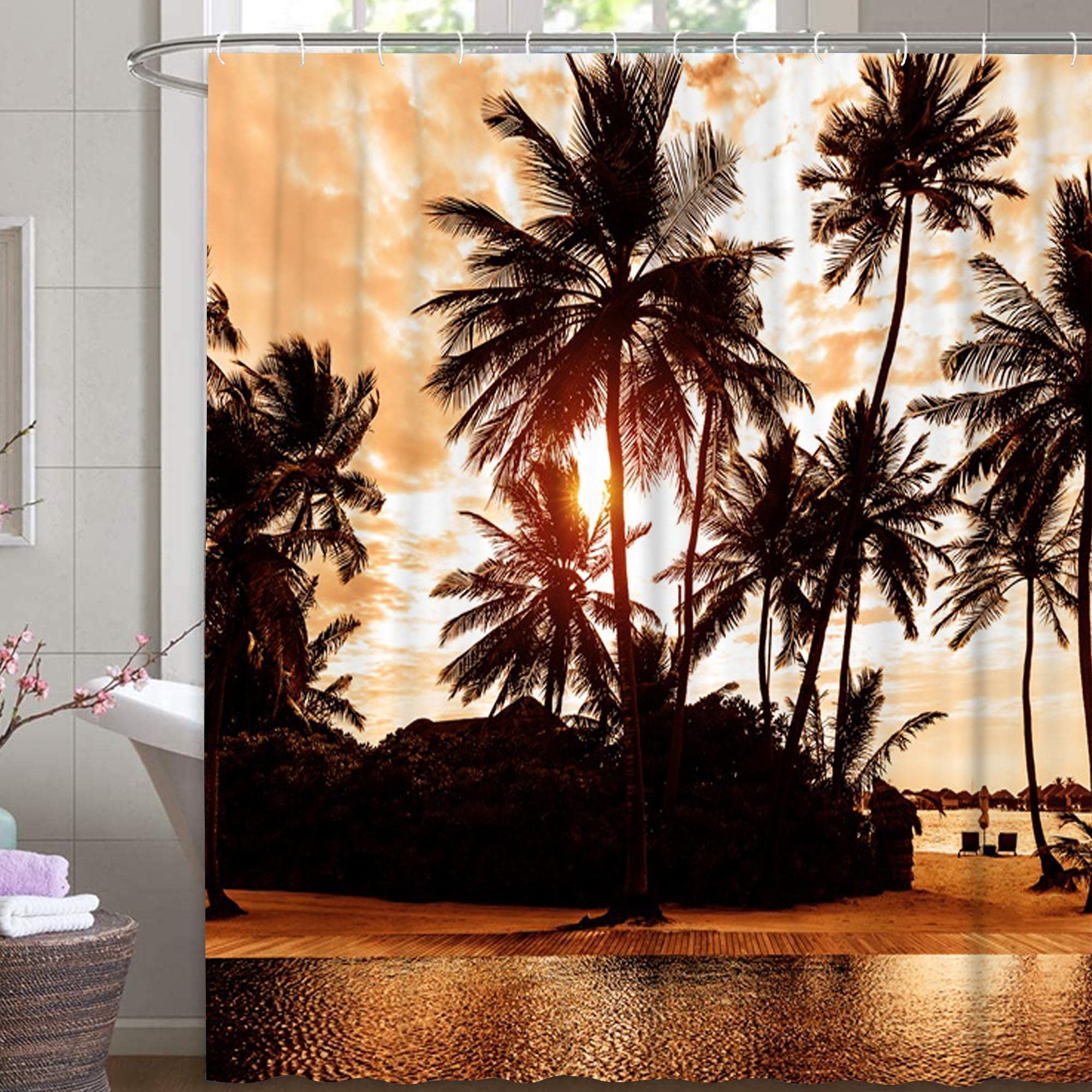 M&W DAS DESIGN Duschvorhang 180x200 Shower curtains Anti schimmel Waschbar