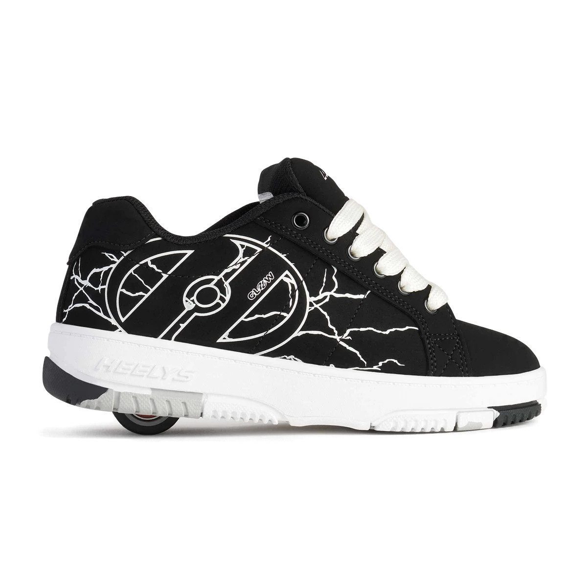 Heelys Rollschuhe Kolect Glow, Sneaker mit 1 Rolle pro Schuh - Glow In The Dark-Design