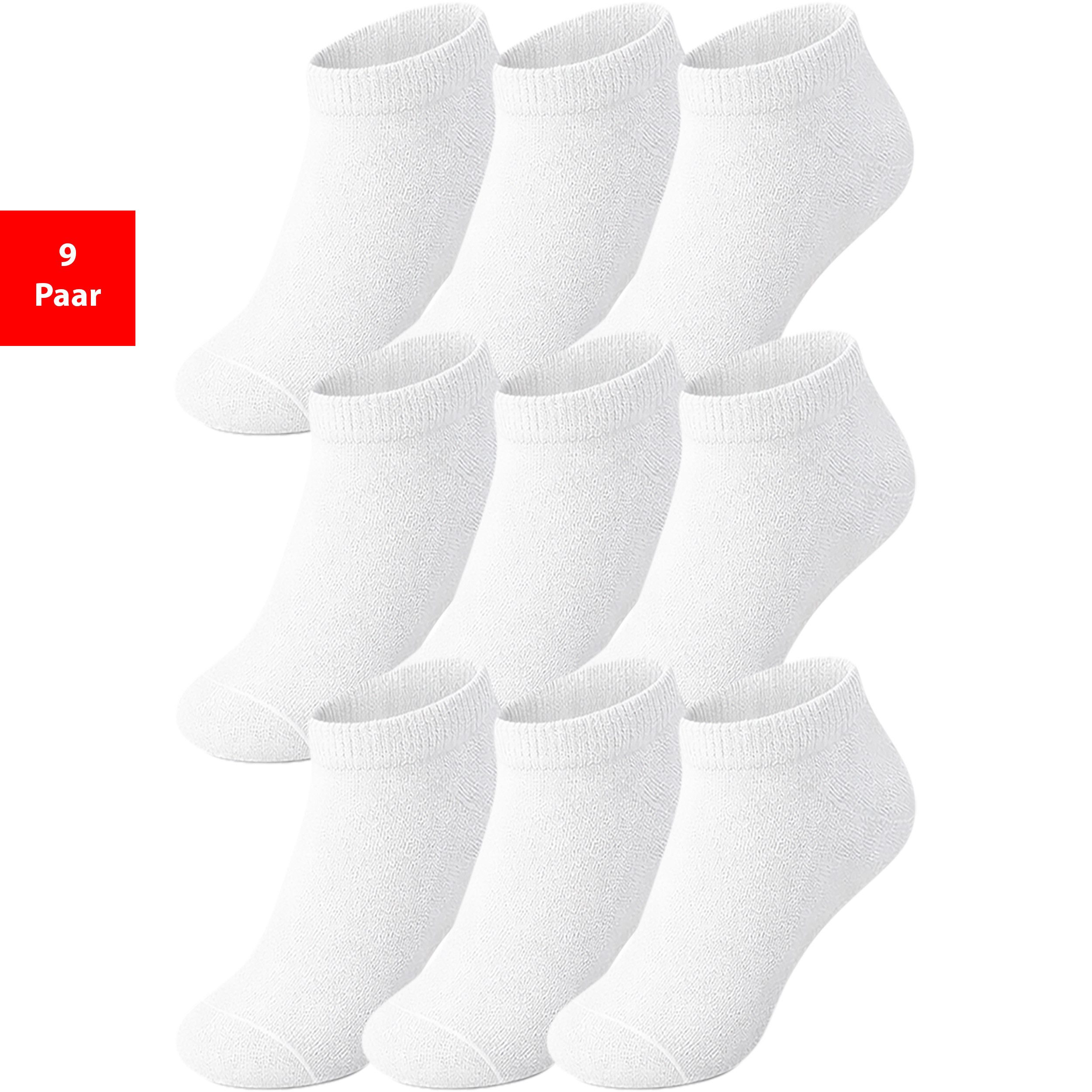 Sneakersocken Herren & Damen Premium Sneaker Socken mit Komfortbund ohne Gummidruck