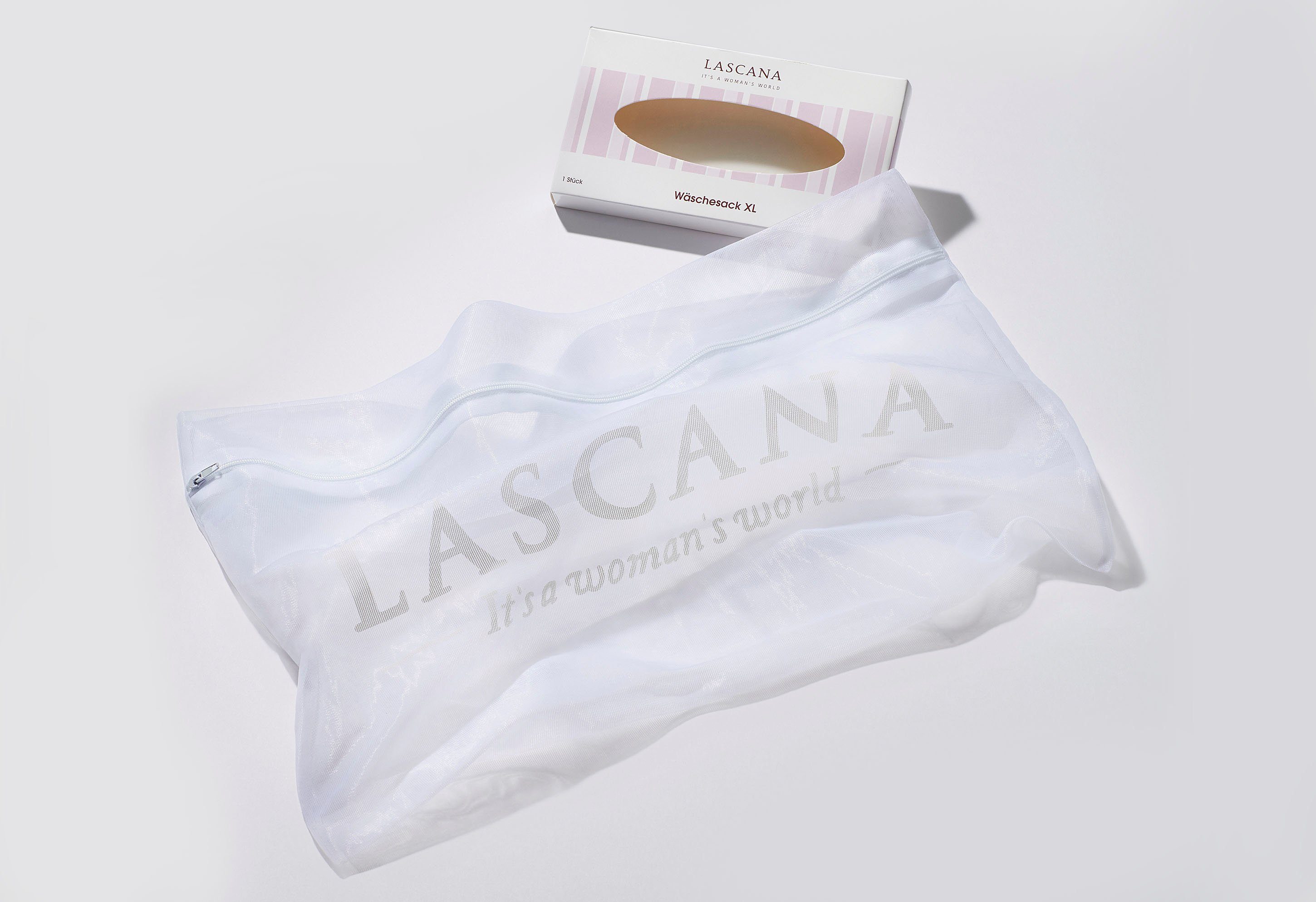 LASCANA Wäschenetz, Wäschebeutel, Wäschesäckchen, Wäschesack (30cm hoch und 45cm breit), XL - schont Bügel-BHs, Minimizer, Push-up-BHs & Dessous in der Wäsche