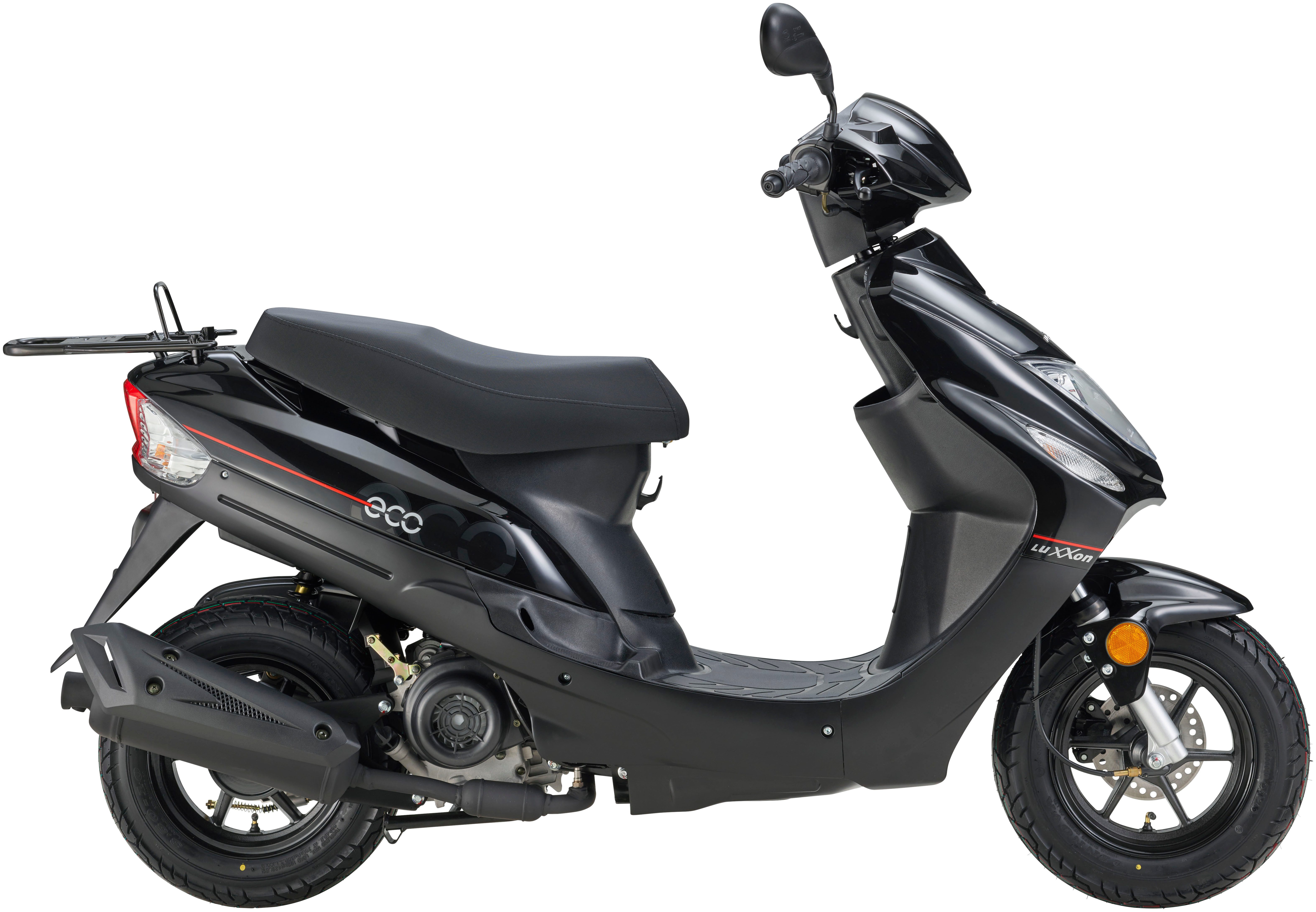 Luxxon Motorroller ECO (45km/h), 50 ccm, City-Roller, EFI, 50 ccm, 45 km/h, Euro 5, (Staufach, Roller, Scooter, Benzin), Euro 5, Kraftstoffeinspritzung (EFI), Lenkerschloss, Cityroller, 3 PS