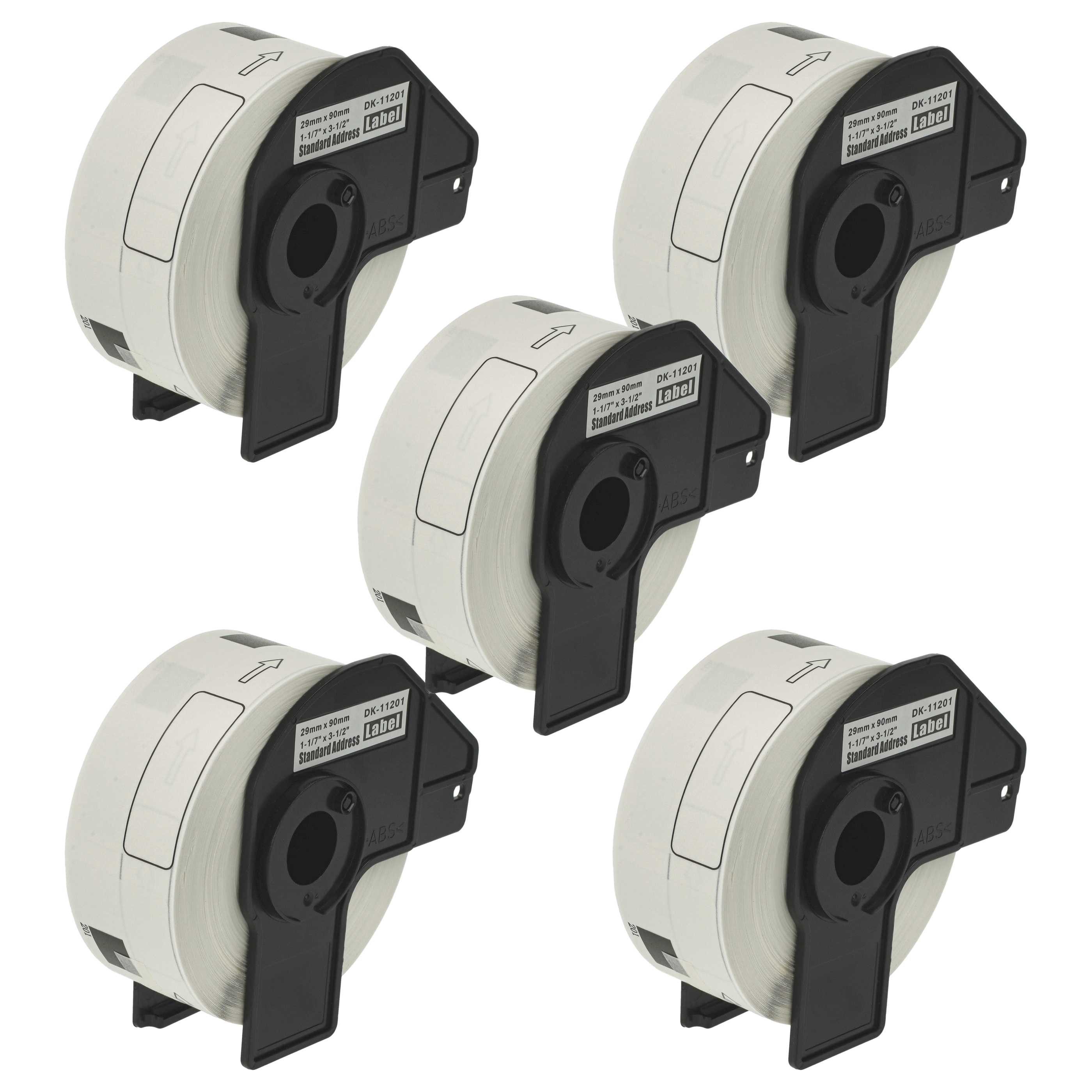 Etikettenpapier passend für Brother PT QL-710W, QL-650, QL650TD, QL-700, QL-710