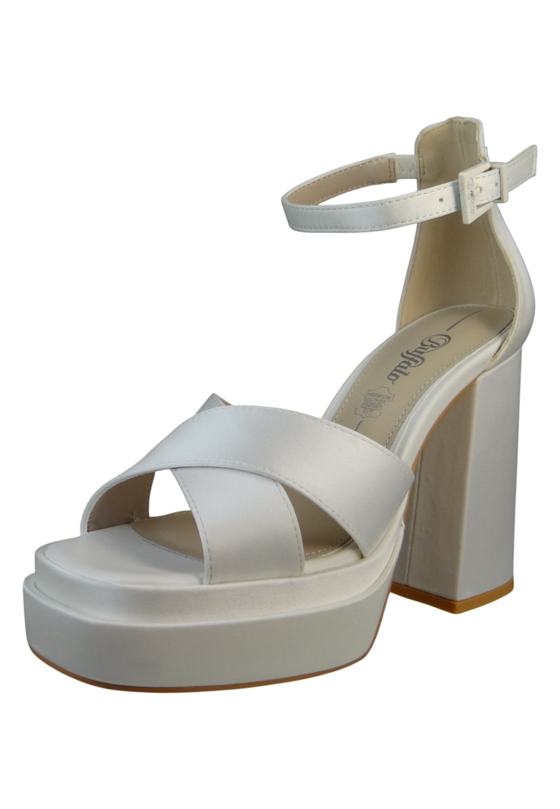 Buffalo 1291411 Bonny Cross Ivory Pumps