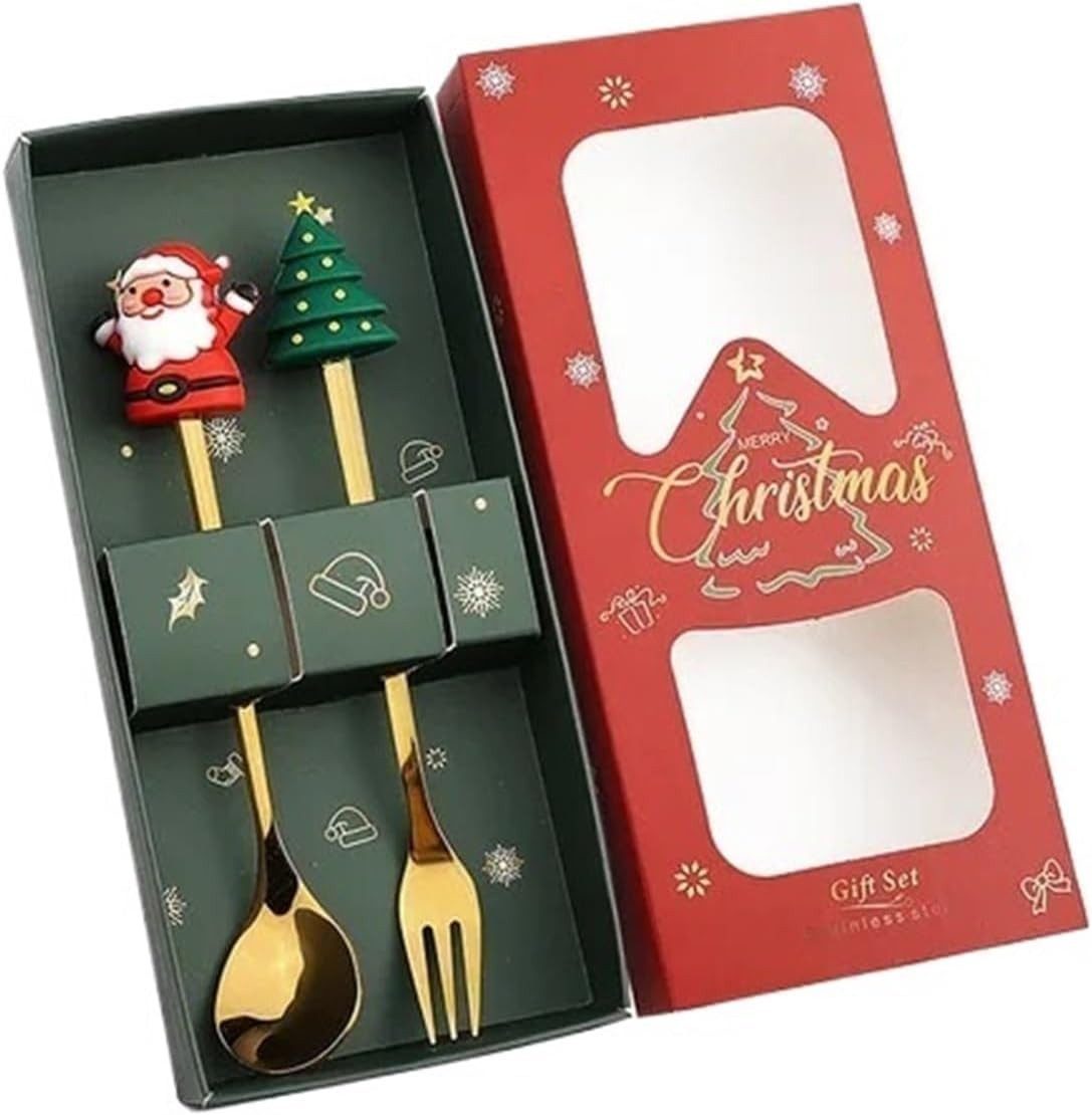 FELIXLEO Besteckhalter 2 Stk Besteck Set Golden-A, Edelstahl, (1-tlg)