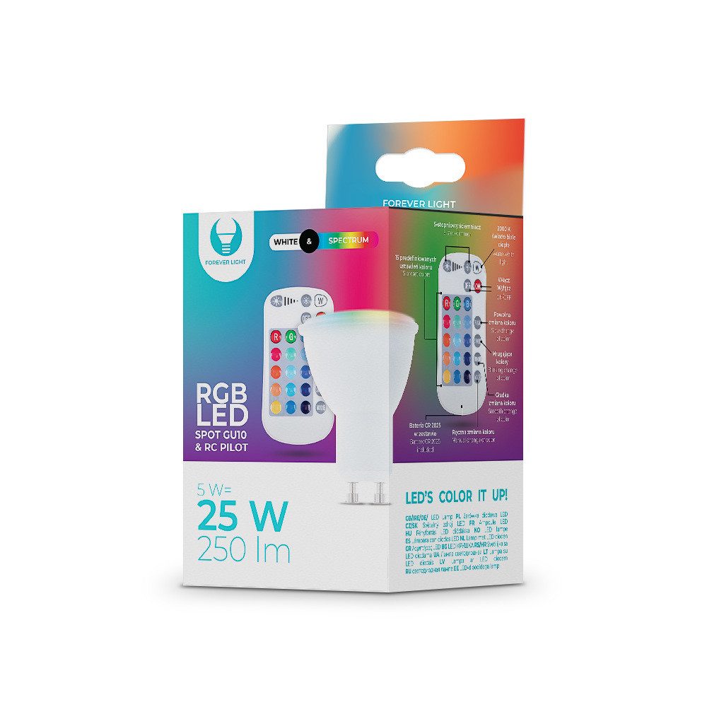 Forever Light LED-Leuchtmittel 5W Ersetzt 25W Lampe mit Fernbedienung Glühb günstig online kaufen