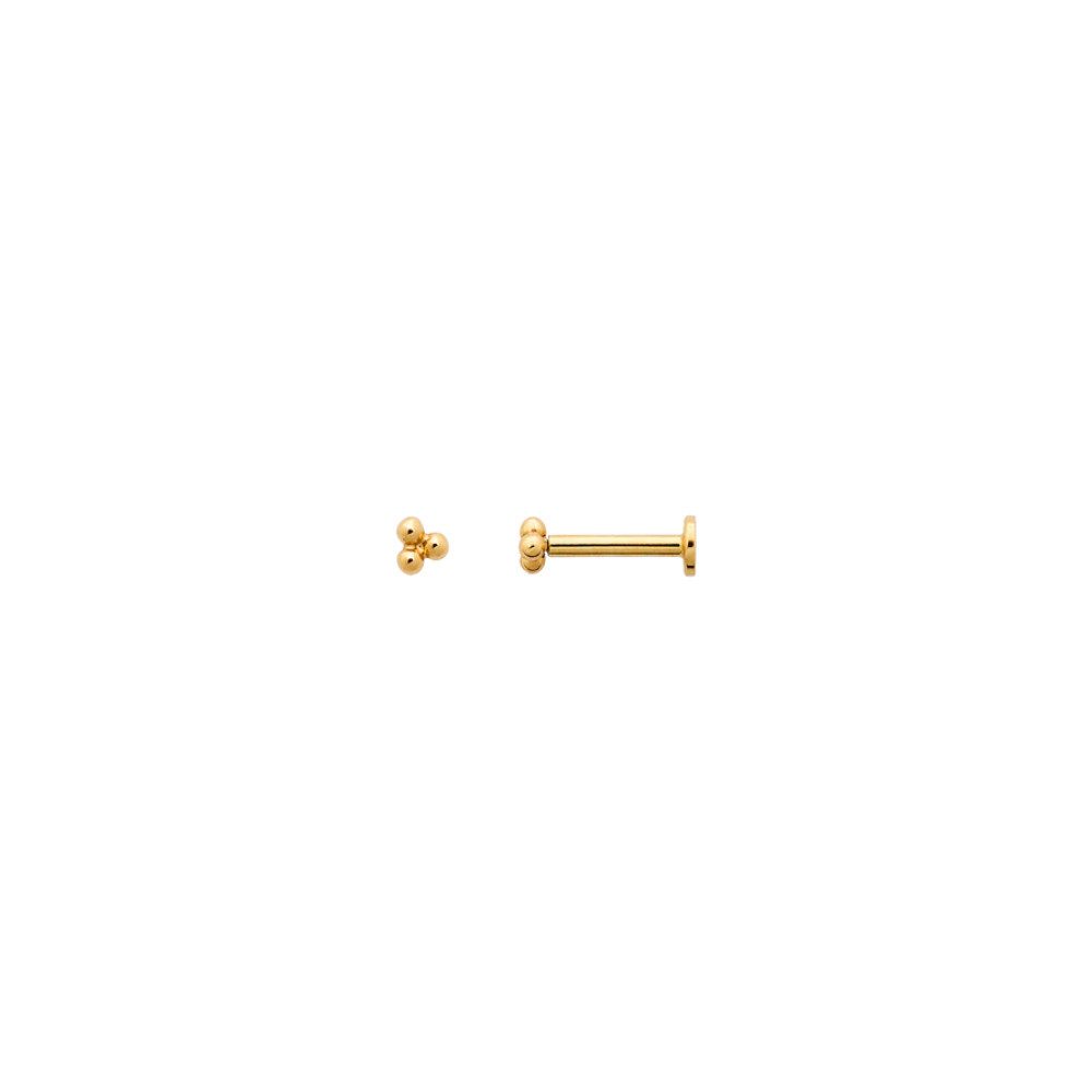 XENOX Single-Ohrstecker XG14K8001G, Schraubverschluss