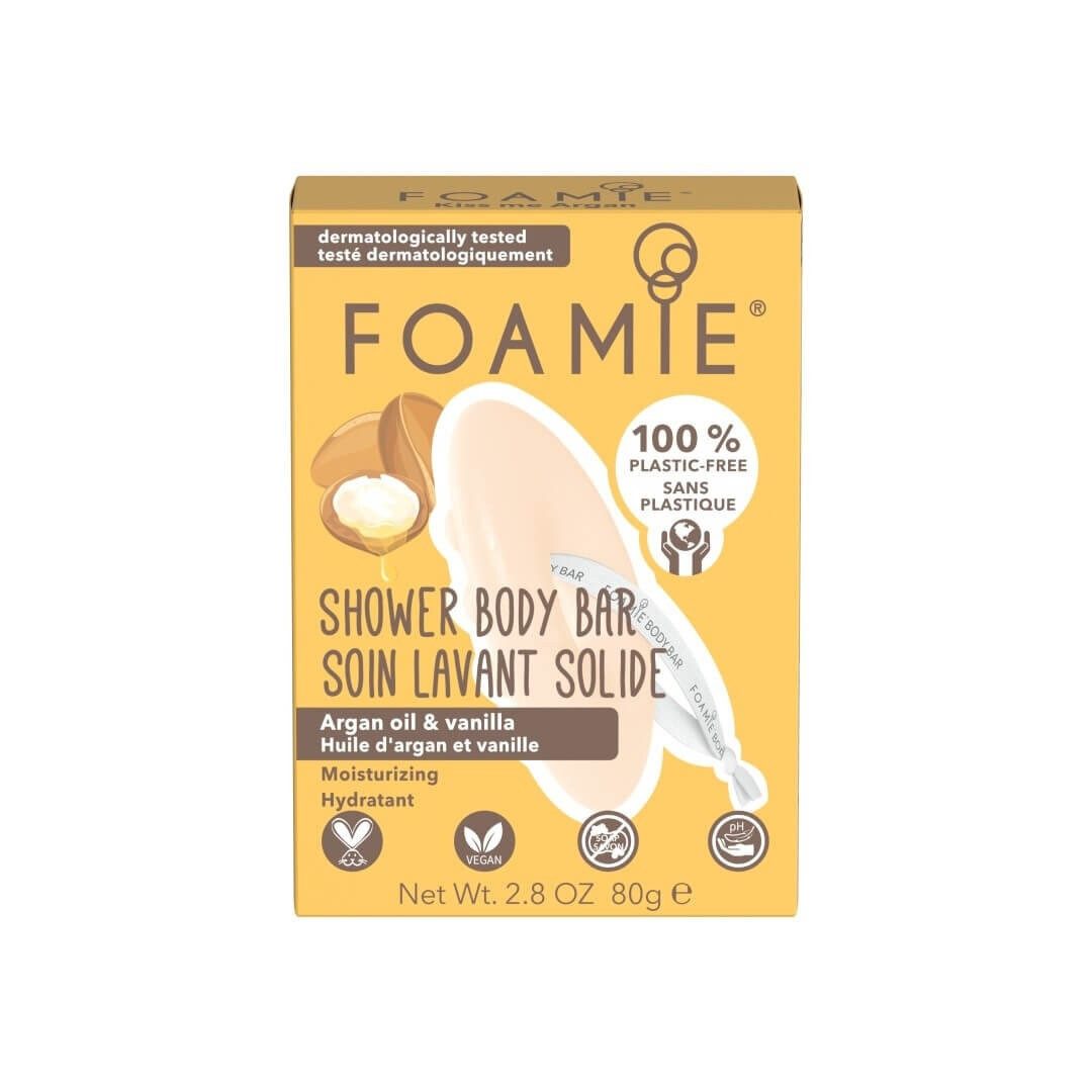 FOAMIE Feste Duschseife Foamie Body Bar Kiss Me Argan