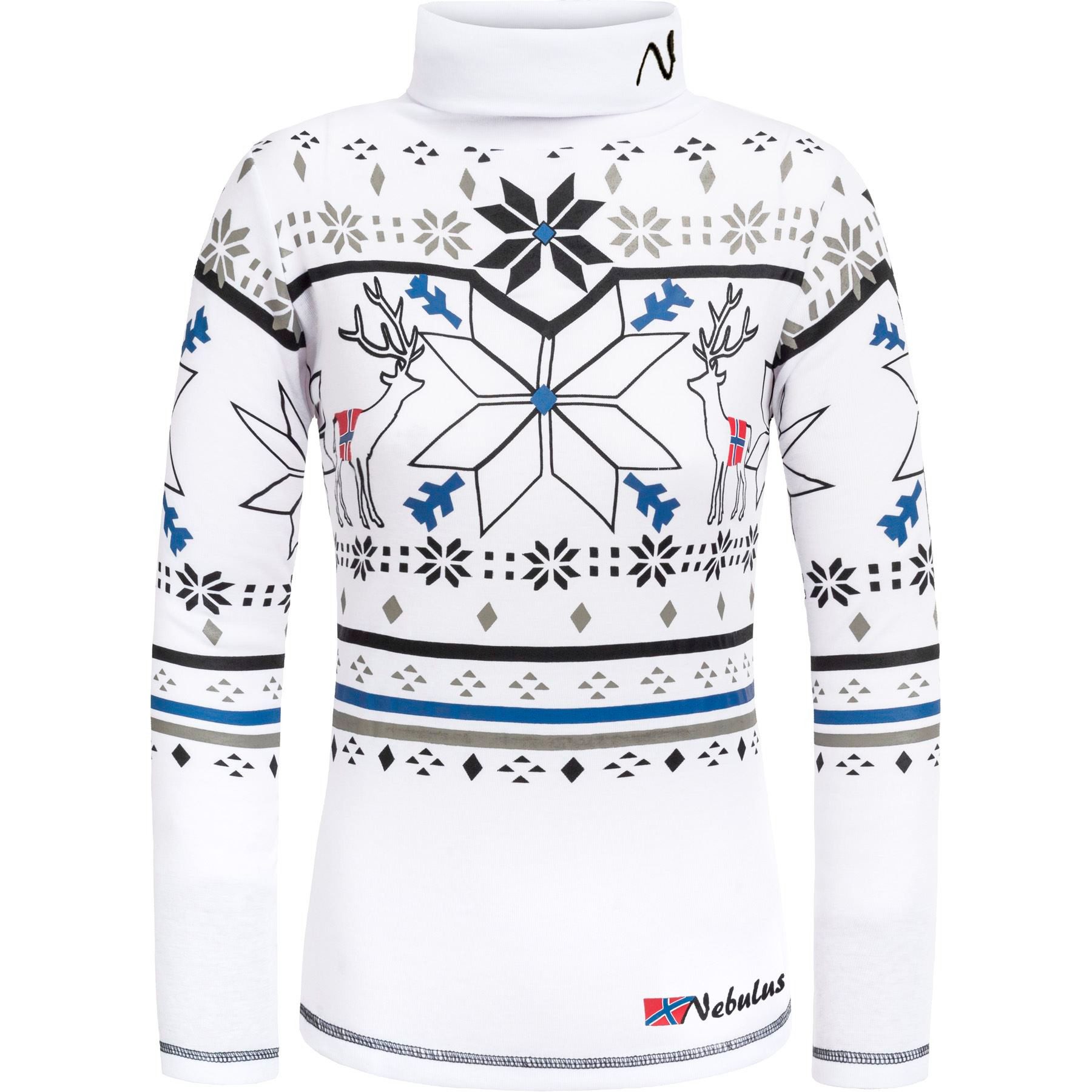 Nebulus Pullover & Shorts COASTER, P6194 - Damen, weiß-schwarz, M/38