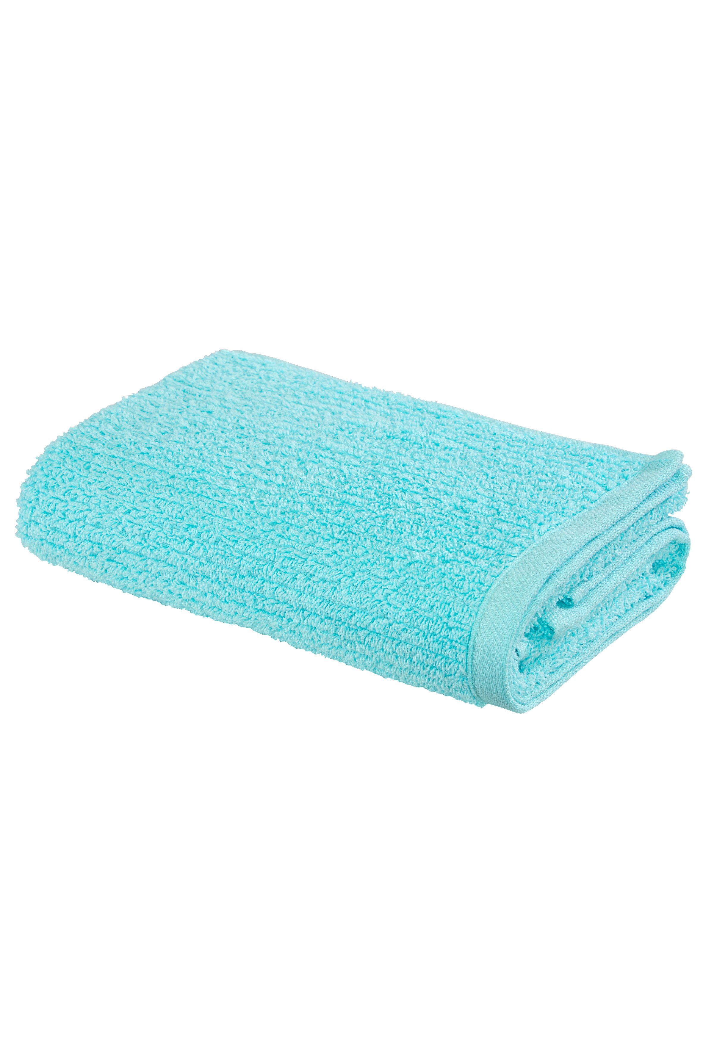 OTTO home Handtuch Riva, 50x100, Premium Handtücher, 500 gr/m², Webfrottier (1-St), Hoch-Tief-Struktur, Streifen, weich, 5 Jahre Garantie