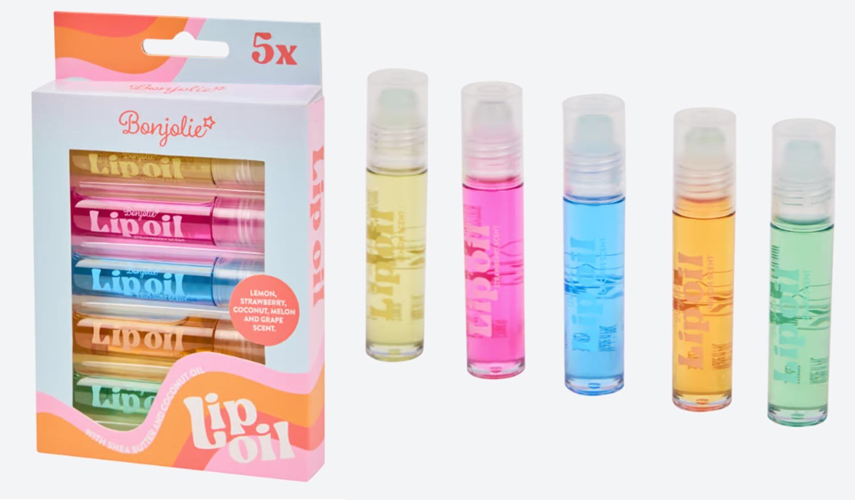 Spectrum Lippenöl Lippenöl-Set 5 x 7 ml, 5-tlg.