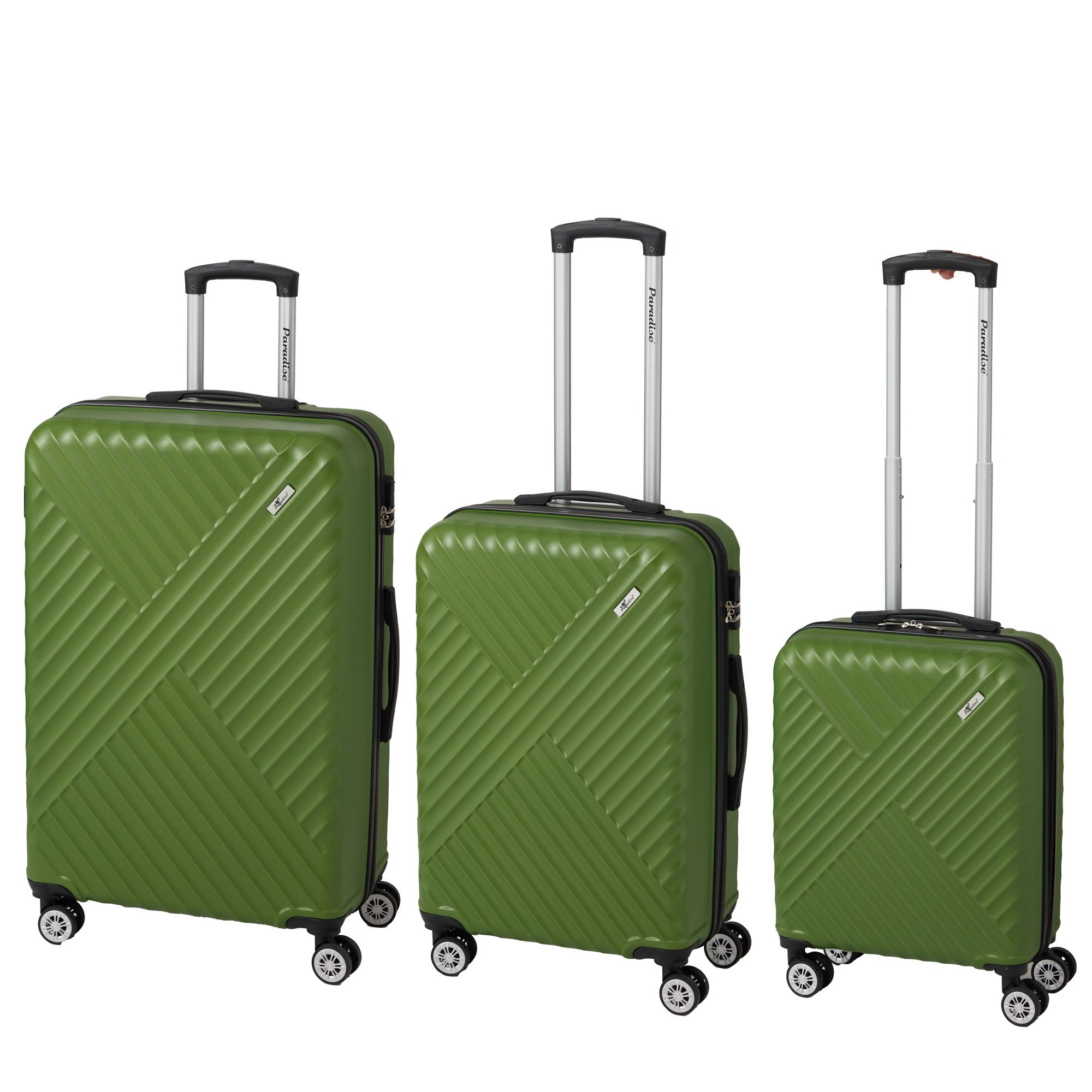CHECK.IN® Trolleyset - 3-teilig Leichtgewicht! Schloss Doppelr. 2 J. Gar. 10 Farben