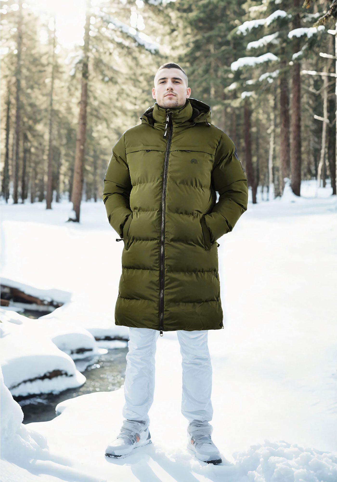 Arctic Seven Winterjacke ASNorwiig mit warmem Teddyfell und abnehmbarer Kapuze