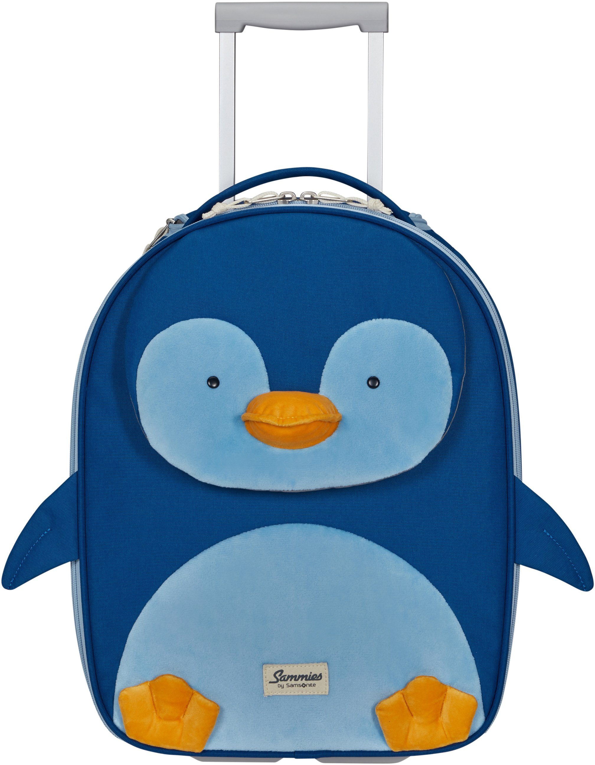 Samsonite Kinderkoffer Happy Sammies, Penguin Peter, 2 Rollen, mit arretierbarem und versenkbarem Druckknopf-Trolleysystem