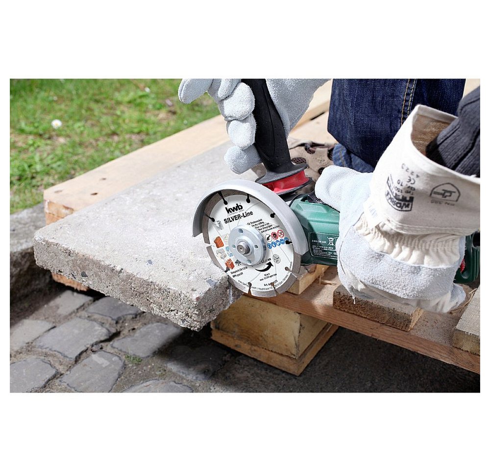 Thumbnail - kwb Diamanttrennscheibe kwb 796170 Diamanttrennscheibe Durchmesser 115 mm Bohrungs-Ø 22.23 mm, Ø 115.00 mm