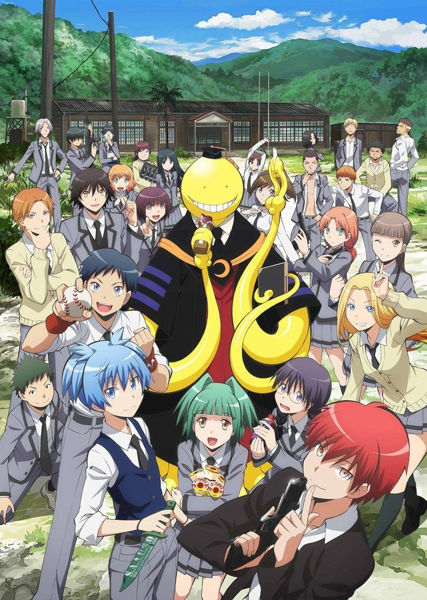 Assassination Classroom Poster – Offizielles Fanposter Im Gruppenmotiv (91,5x61 Cm)