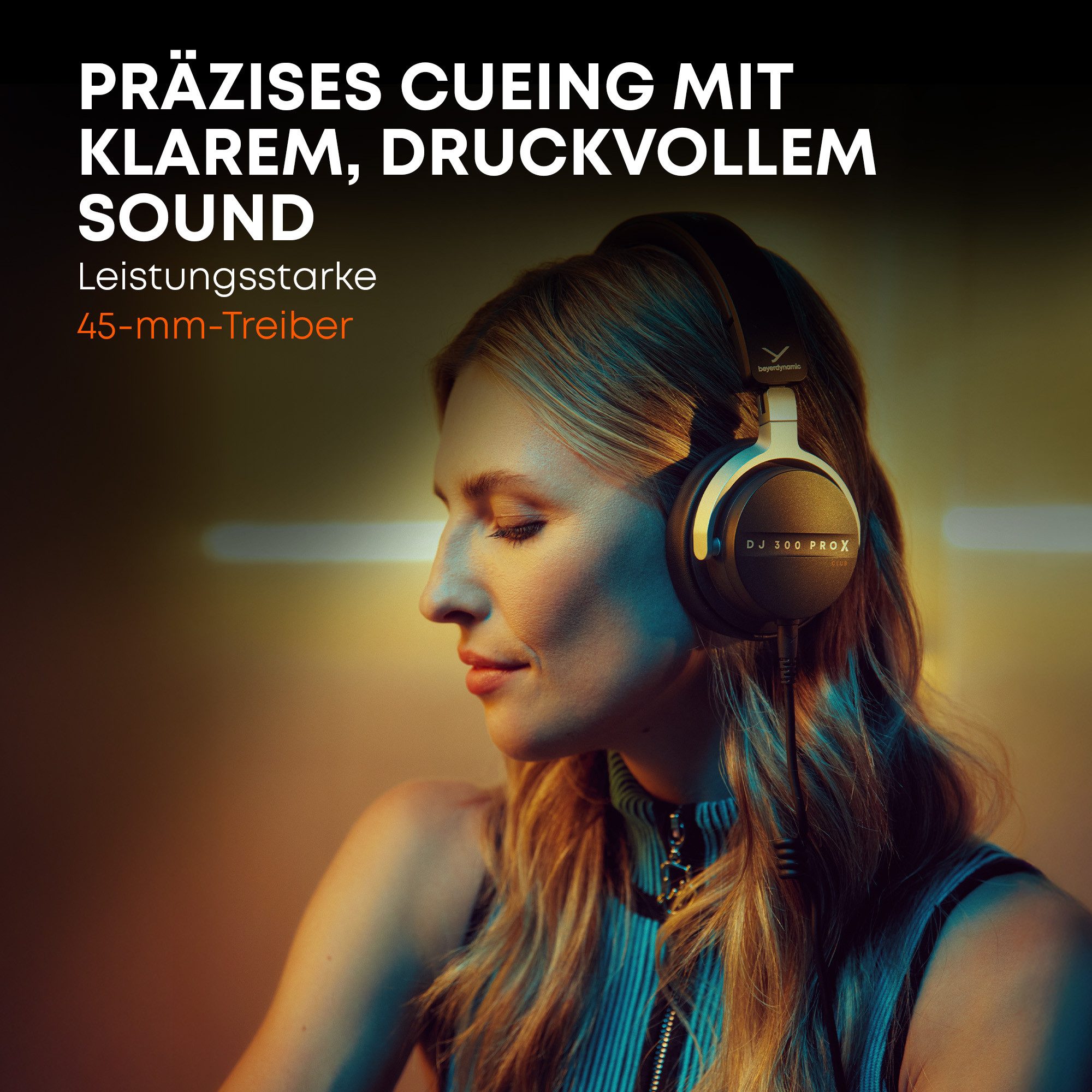 beyerdynamic DJ 300 PRO X CLUB DJ-Kopfhörer (Keine Sprachsteuerung, Professioneller 2-in-1 DJ-Kopfhörer) – Bild 5 von 5