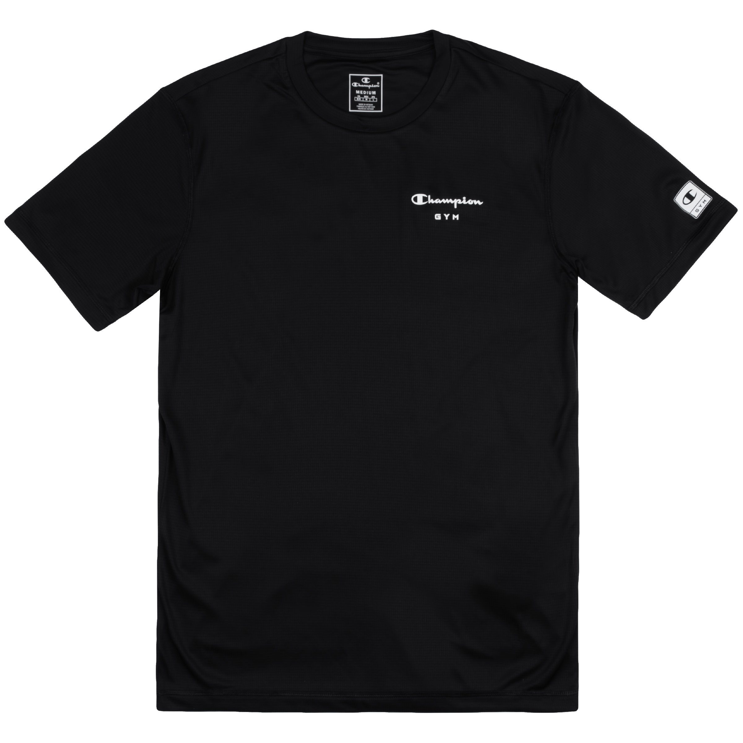 Champion T-Shirt Champion Herren Sport-T-Shirt Crewneck 218036 Adult nbk (schwarz)