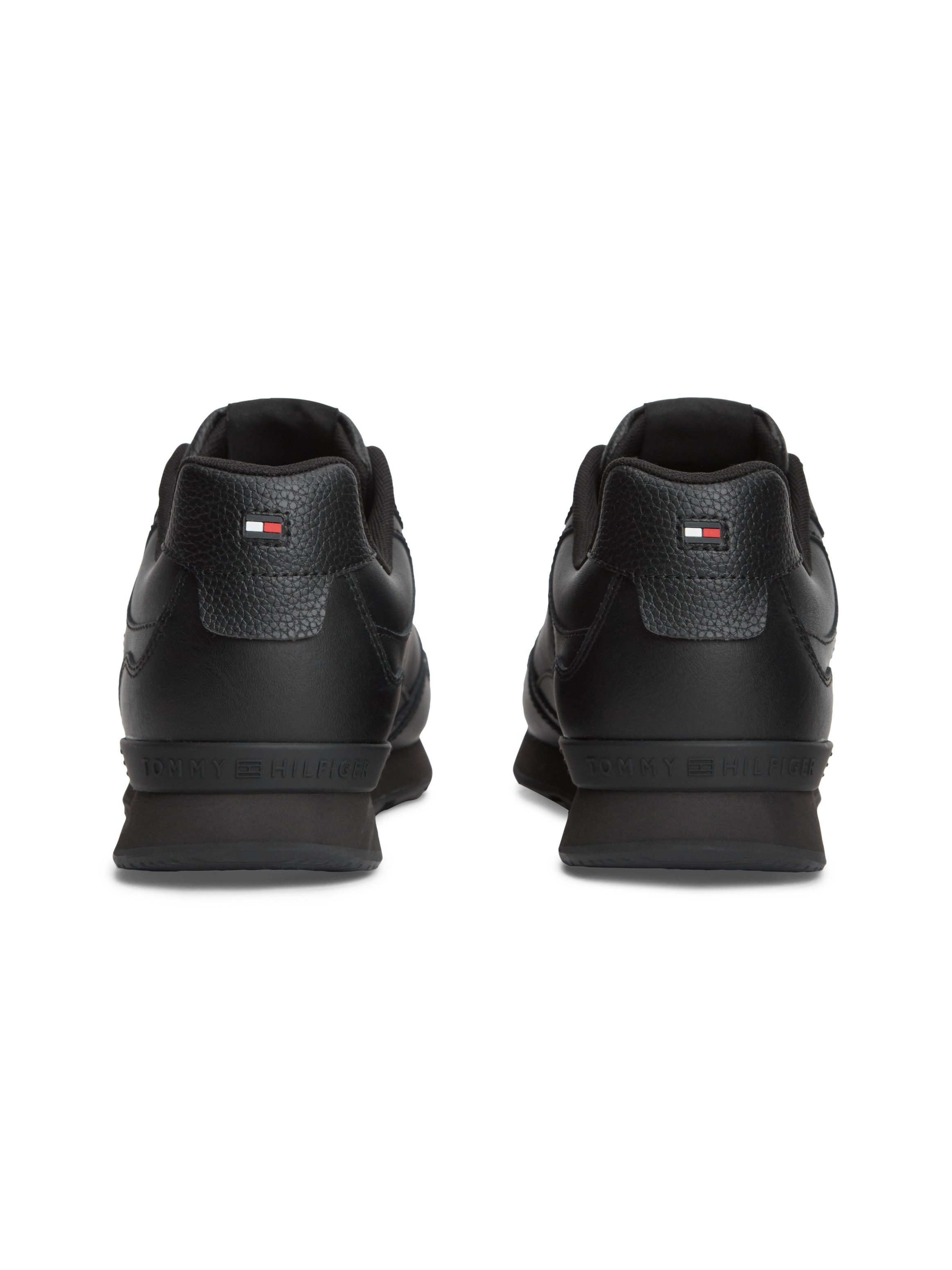 Tommy Hilfiger LIGHT EVA RUNNER LEATHER Sneaker Schnürer, Halbschuh, Freizeitschuh mit Logoschriftzug