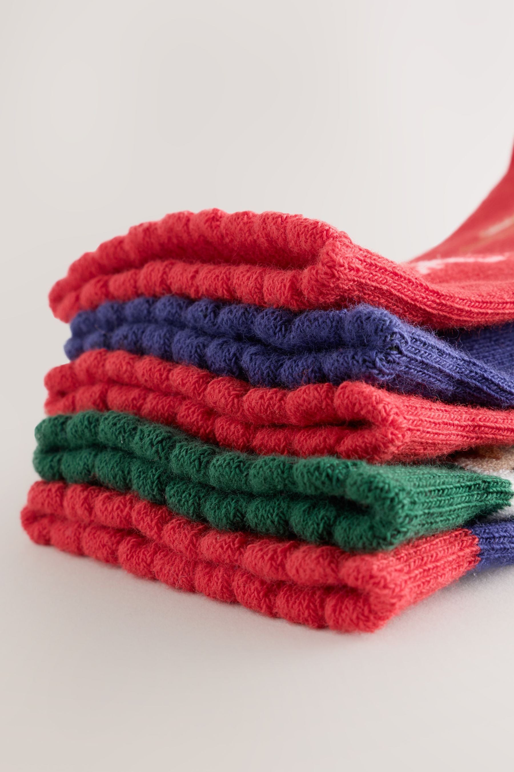 Next Kurzsocken 5er-Pack Söckchen Weihnachtsmotiv mit Baumwolle (5-Paar) – Bild 2 von 5