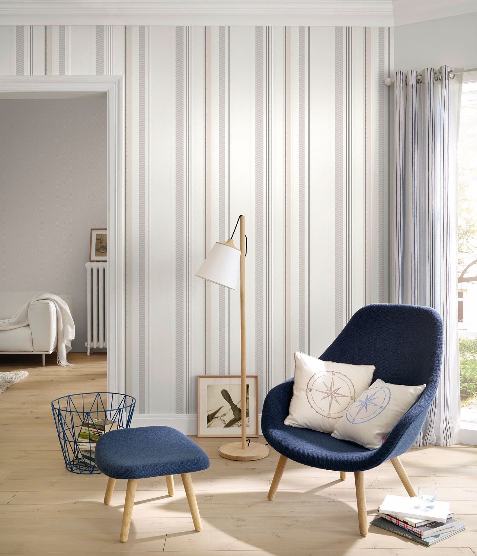 freundin Home Collection Dekokissen Sea Dream, Reißverschluss, Mit Füllung, Stern