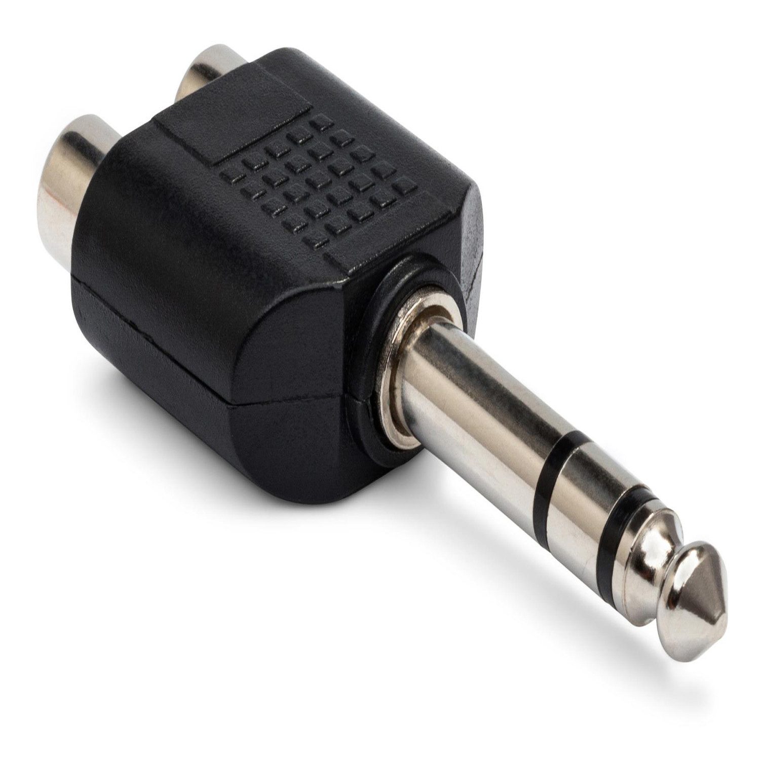 Hosa GPR484 Adapter 2x Cinch-Kupplung auf 6,3 mm TRS Audio-Adapter