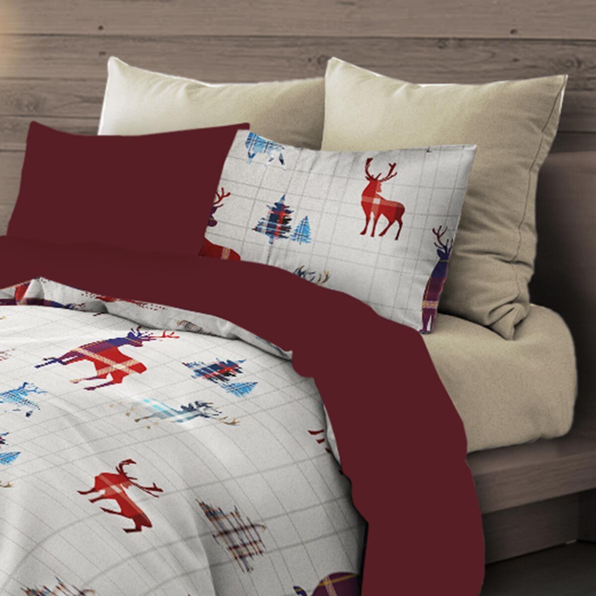 TRAUMSCHLAF Bettwäsche Alpino, Flanell, 2 teilig, günstig online kaufen