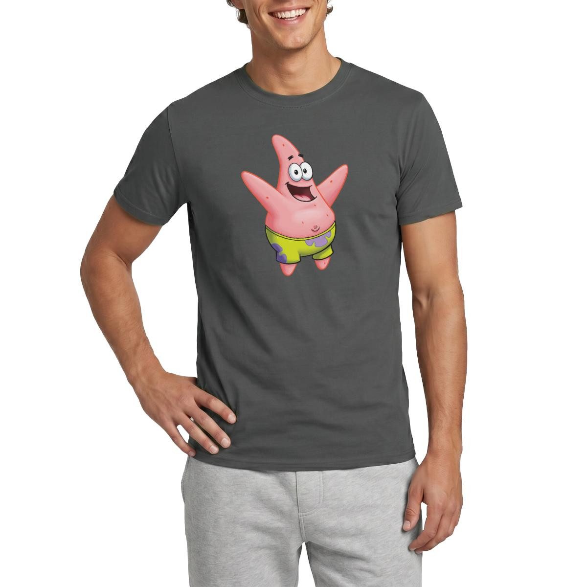 T-Shirt Spongebob Schwammkopf Patrick Star Design Männer T-Shirt
